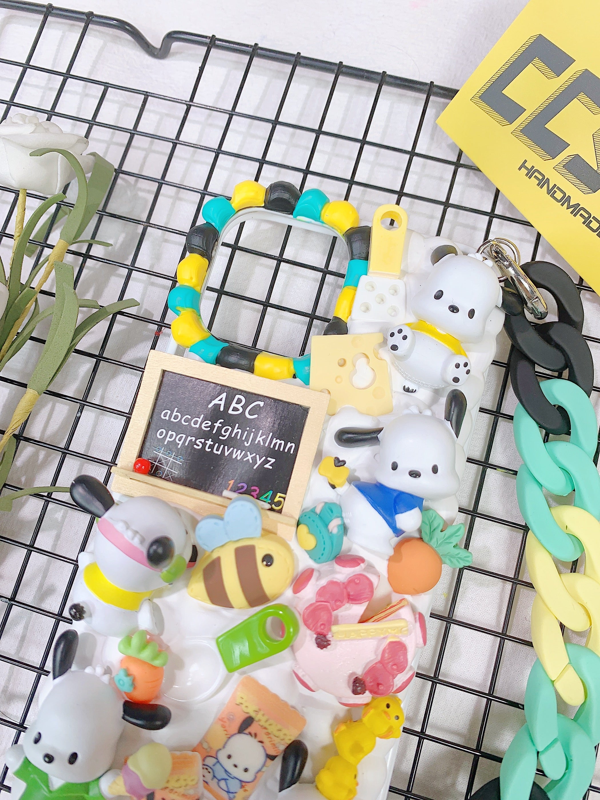 Sanrio Pochacco Handmade Decoden Phone Case｜All Models Available