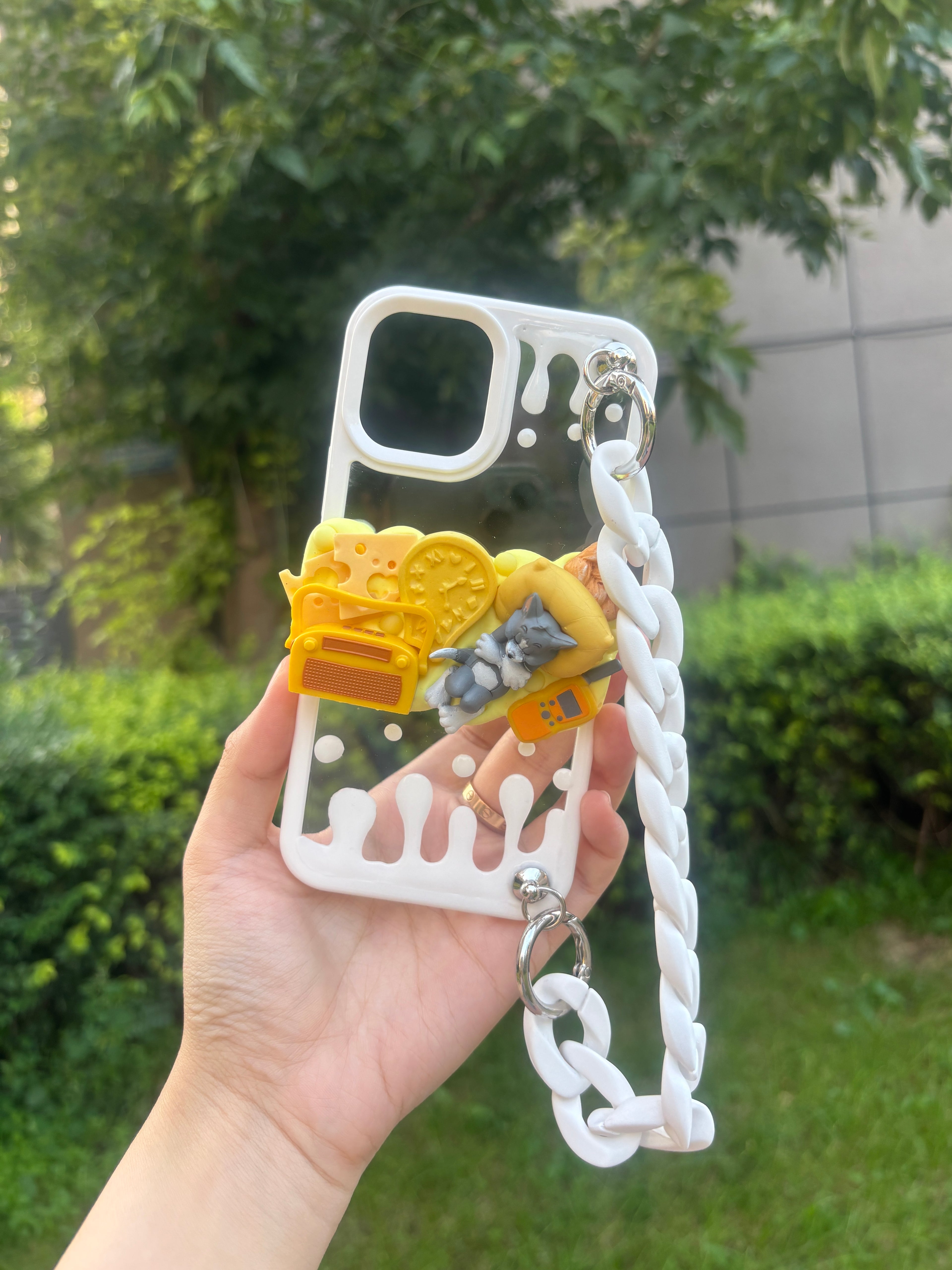 Tom and Jerry Handmade Decoden Phone Cases For Any Phone Model