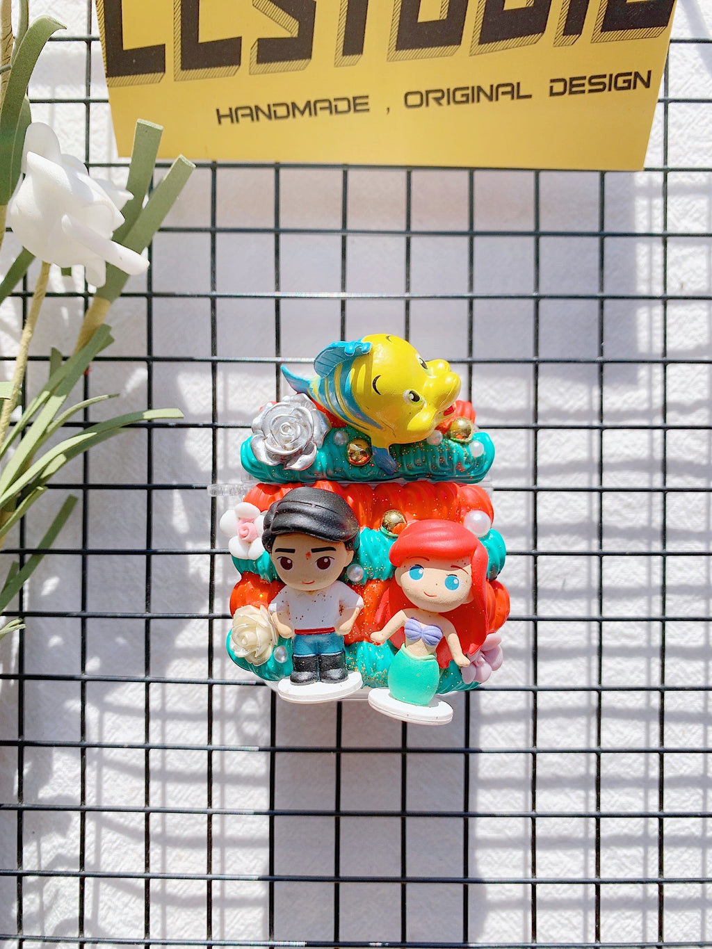 Handmade Decoden Earbud Case｜All Models Available｜Princess