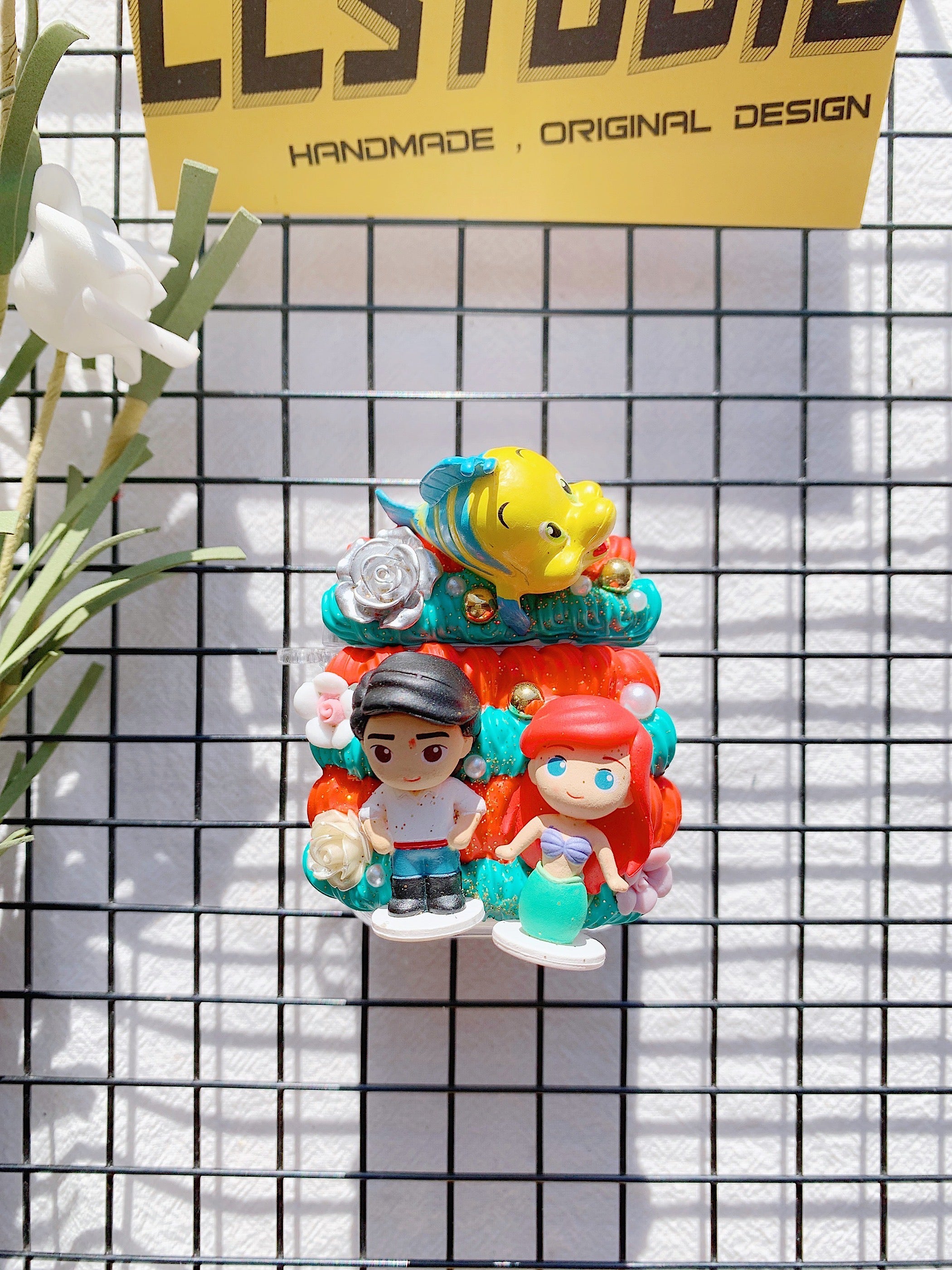 Handmade Decoden Earbud Case｜All Models Available｜Princess