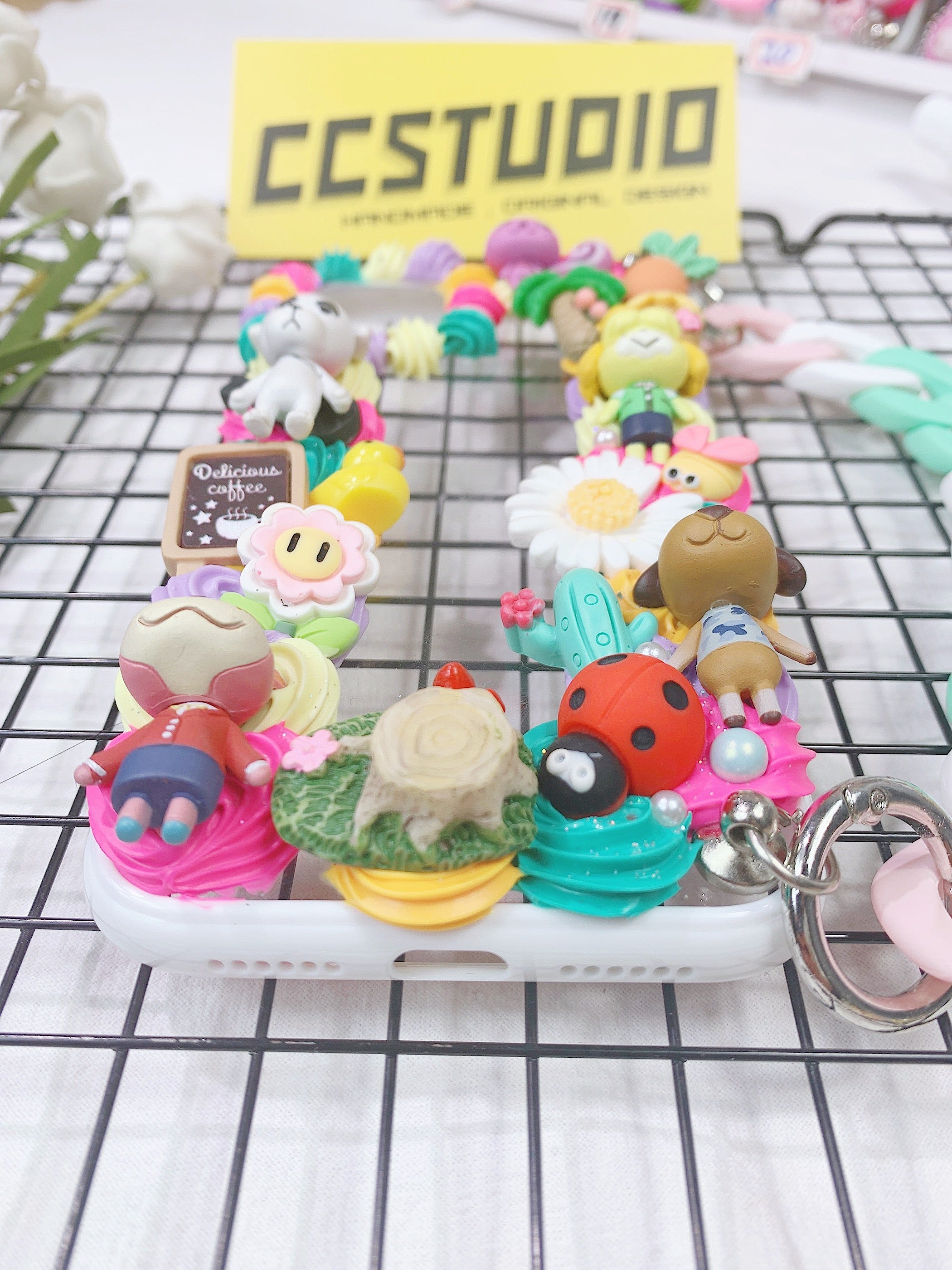 Animal Crossing Handmade Decoden Phone Case｜All Models Available