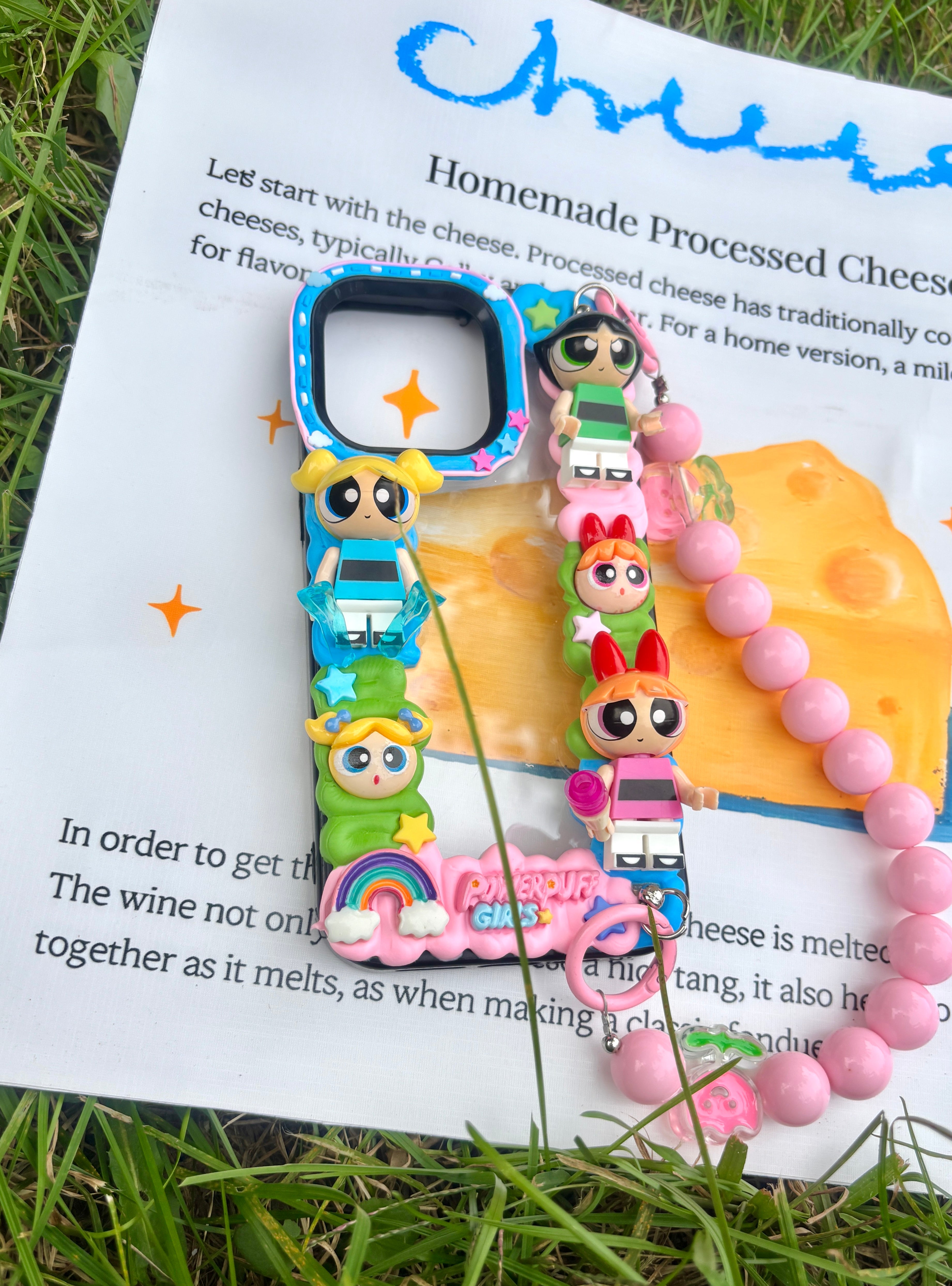 Powerpuff Girls Handmade Decoden Phone Case｜All Models Available
