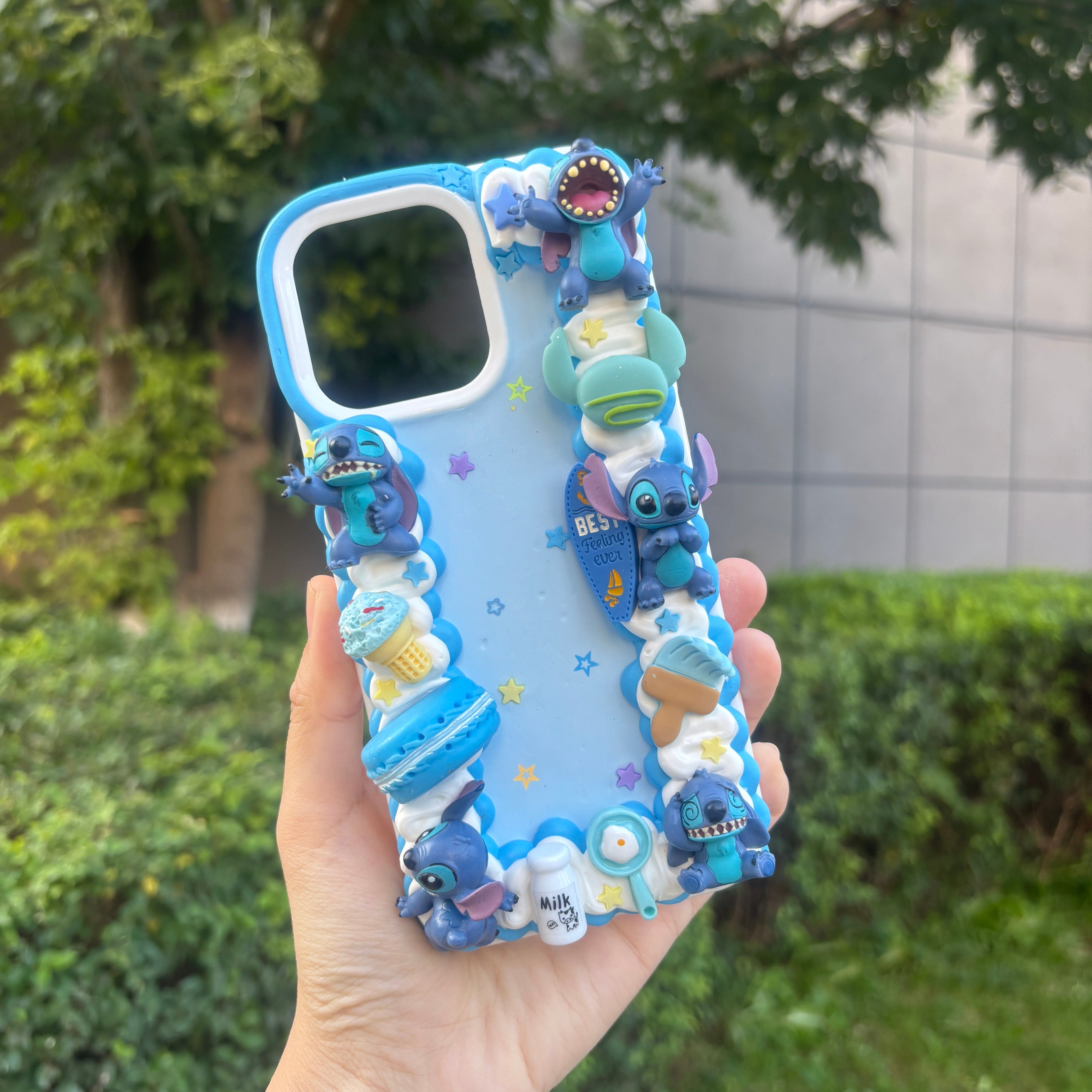 Stitch Handmade Decoden Phone Case｜All Models Available