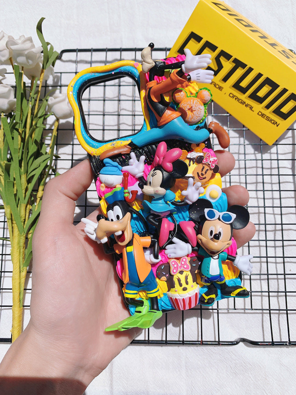 Mickey and his Friends Handmade Decoden Phone Case｜All Models Available｜Goofy Donald Duck