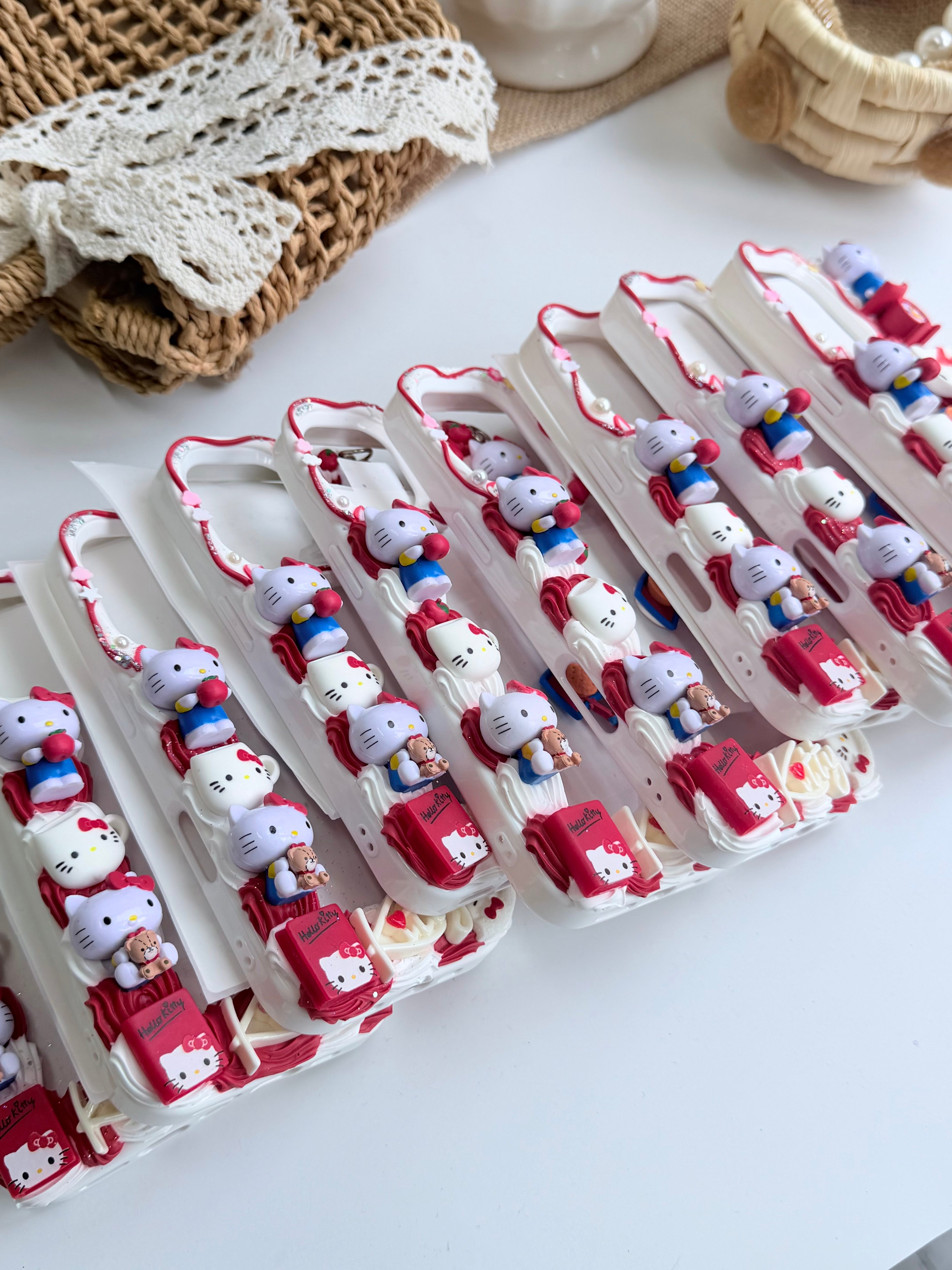 Sanrio Hello Kitty Handmade Decoden Phone Case｜All Models Available