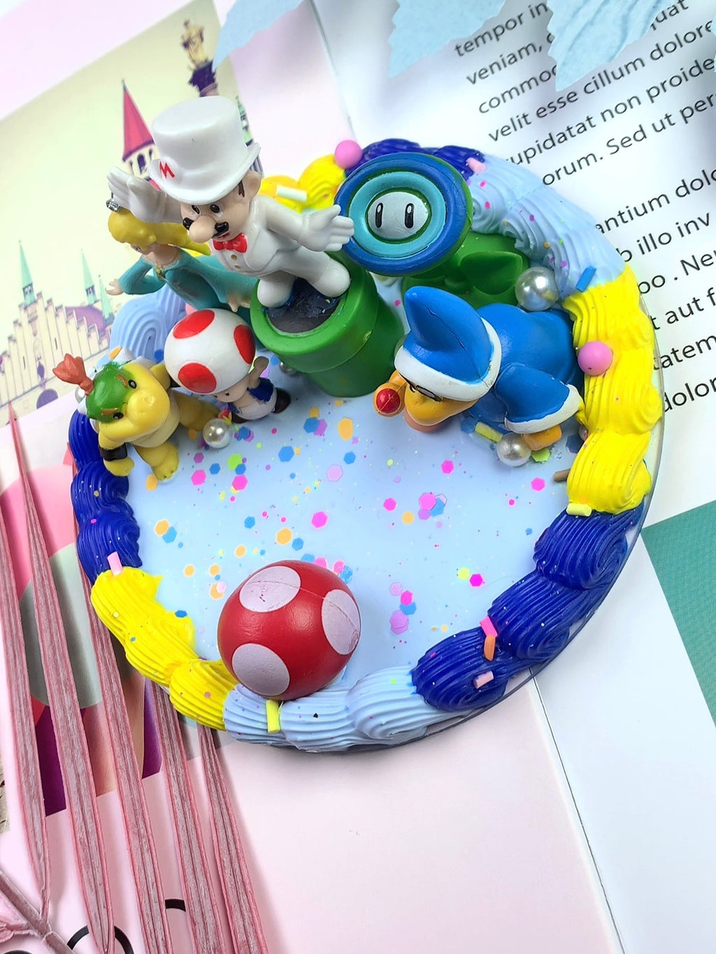 Super Mario Handmade Decoden Phone/Tablet Stand
