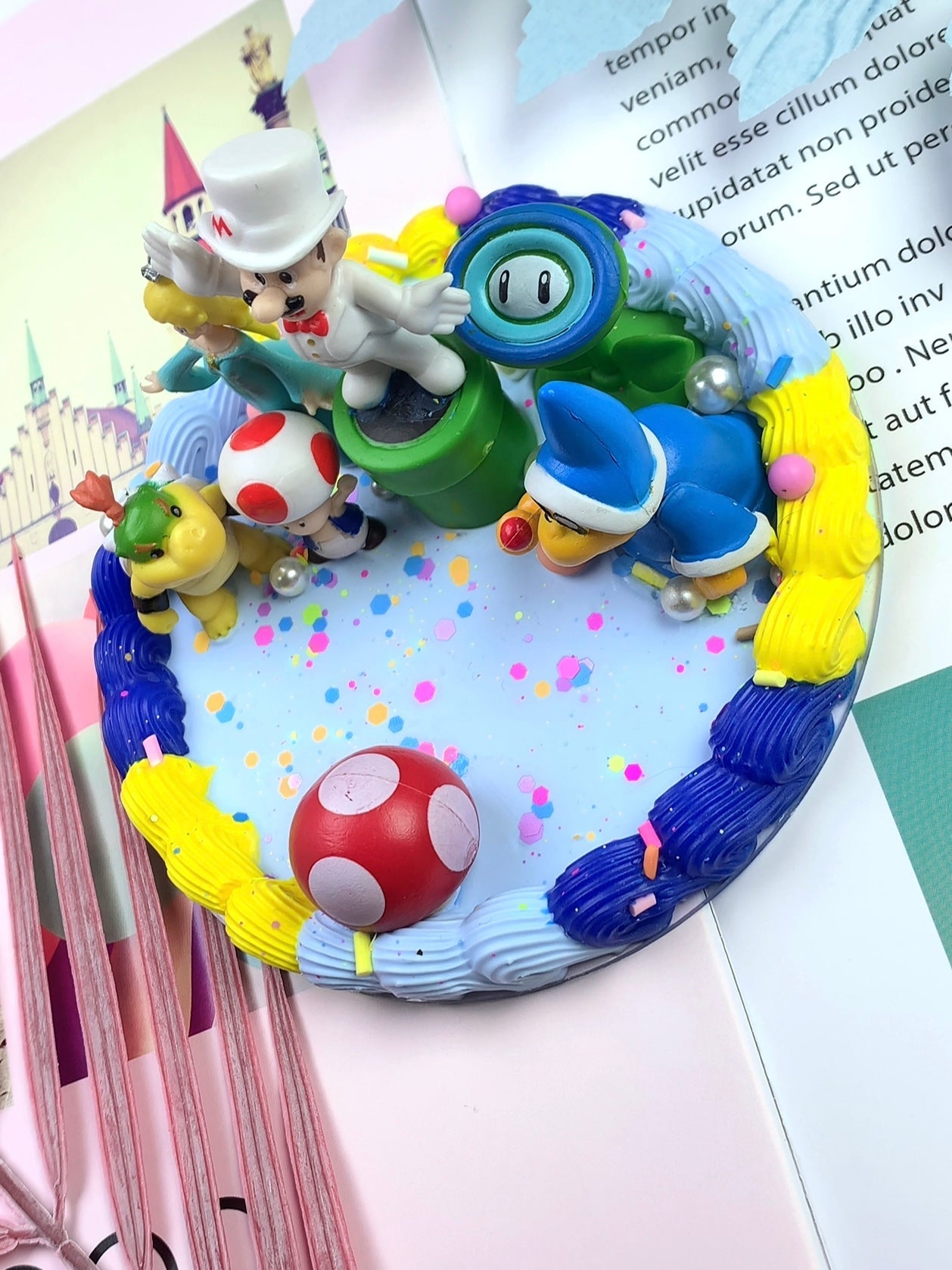 Super Mario Handmade Decoden Phone/Tablet Stand