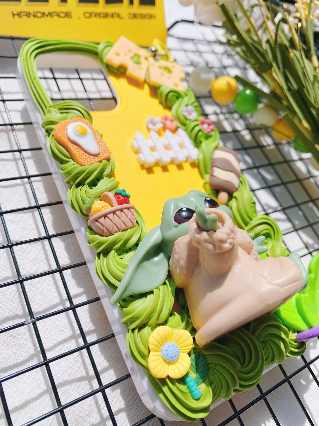 Baby Yoda Handmade Decoden Phone Case｜All Models Available｜ the Avengers