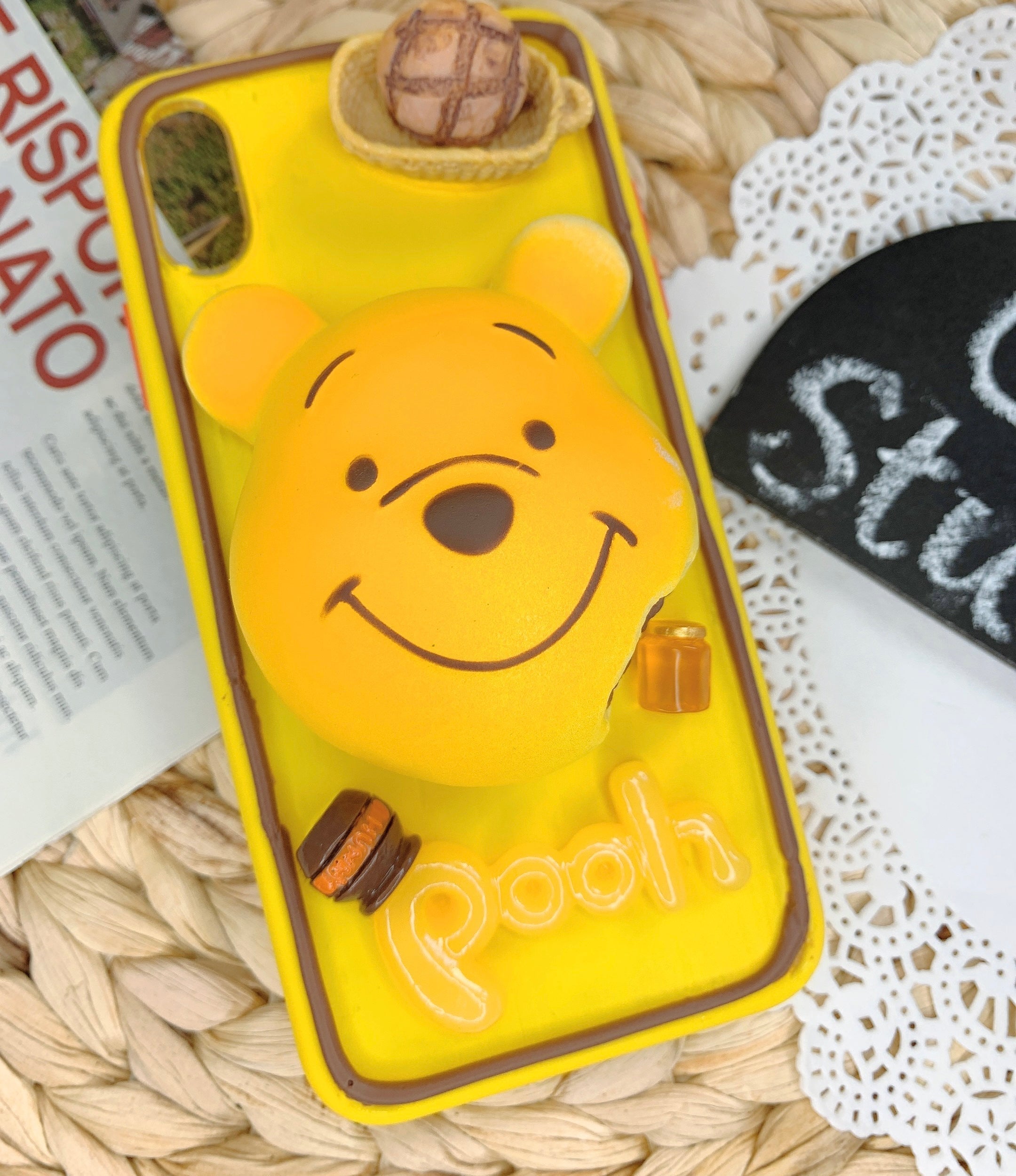 Winnie the Pooh Handmade Decoden Phone Case｜All Models Available