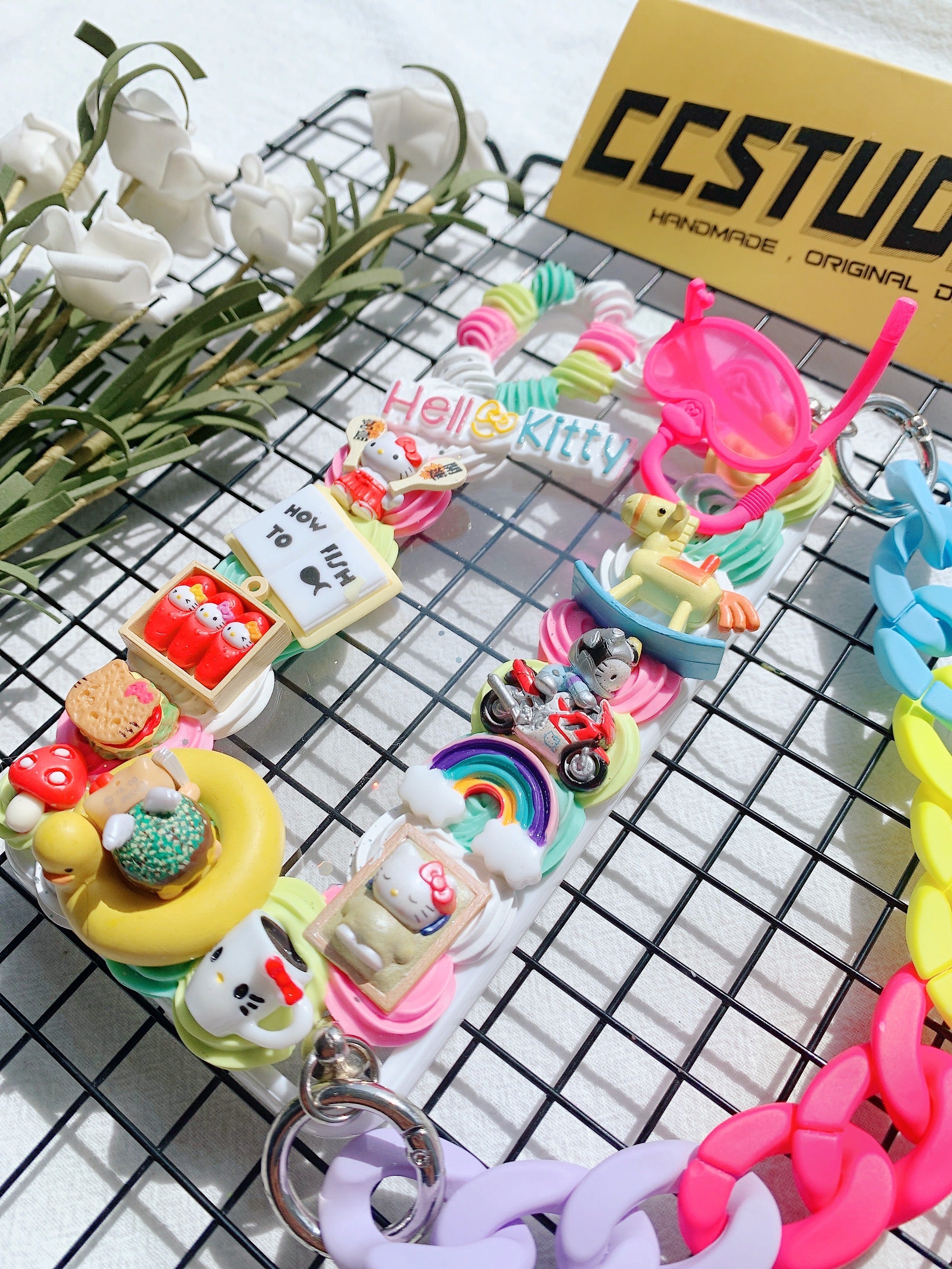Sanrio Hello Kitty Handmade Decoden Phone Case｜All Models Available