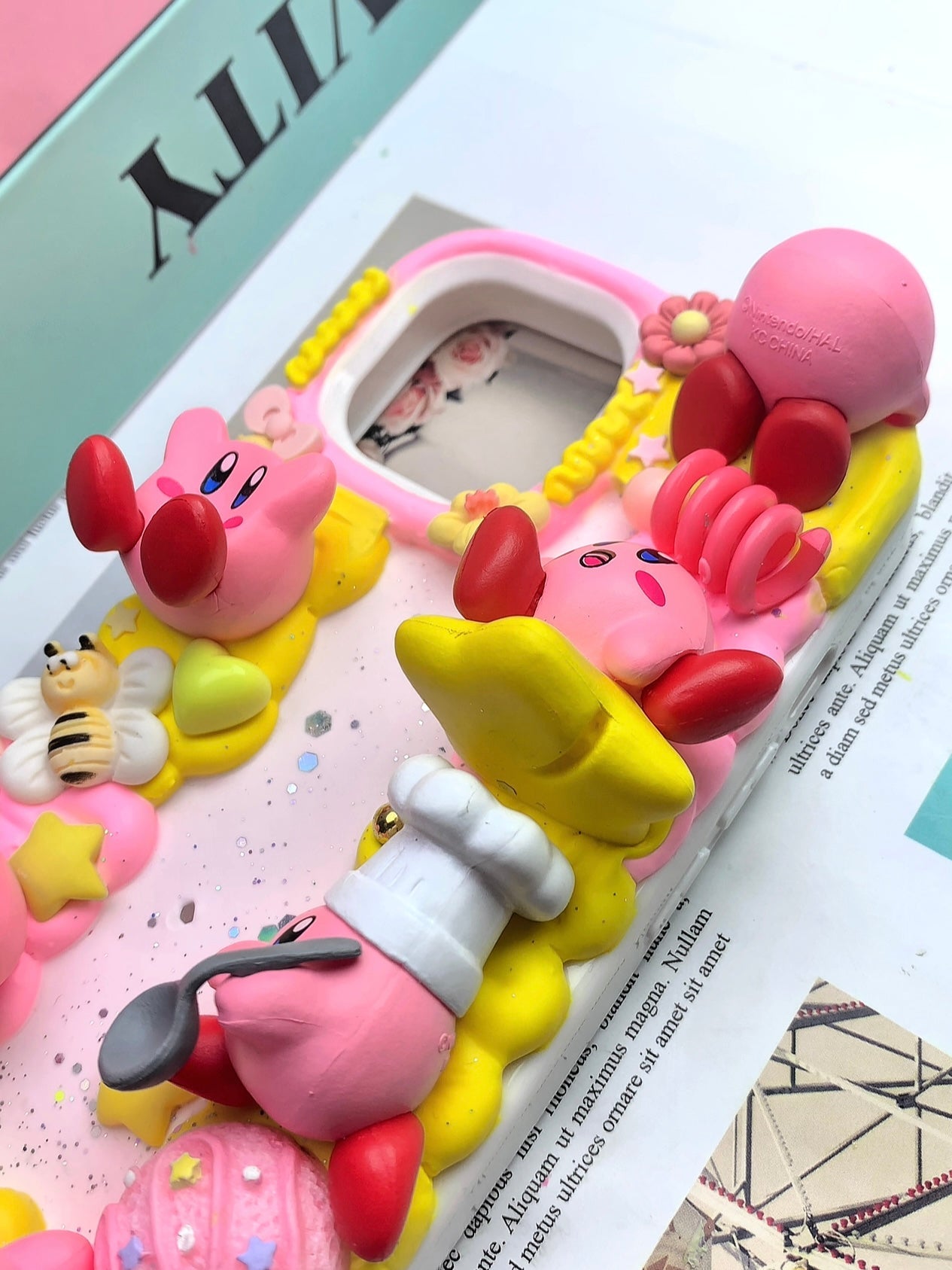 Handmade Decoden Phone Case｜All Models Available｜Kirb