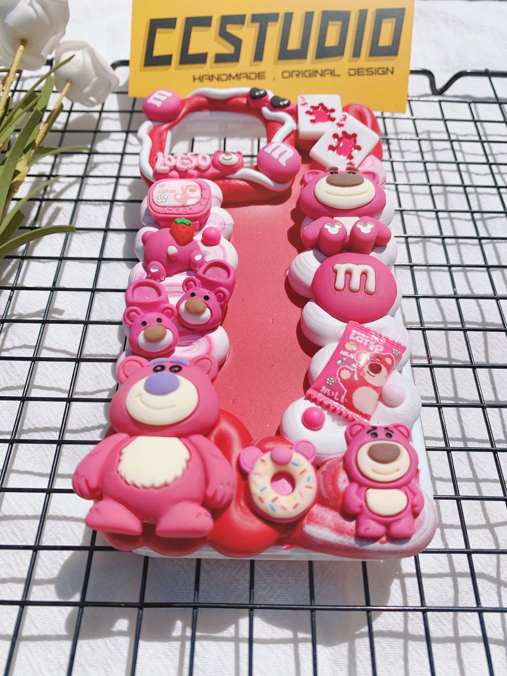 Toy Story Lotso Bear Handmade Decoden Phone Case｜All Models Available