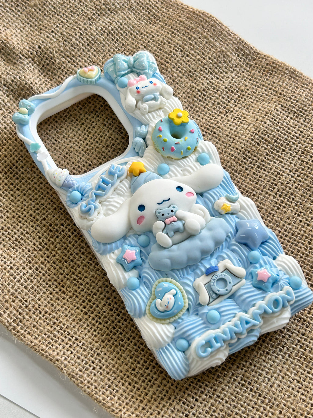 Sanrio Cinnamonroll Decoden Phone Cases For Any Phone Model Cinnamoroll
