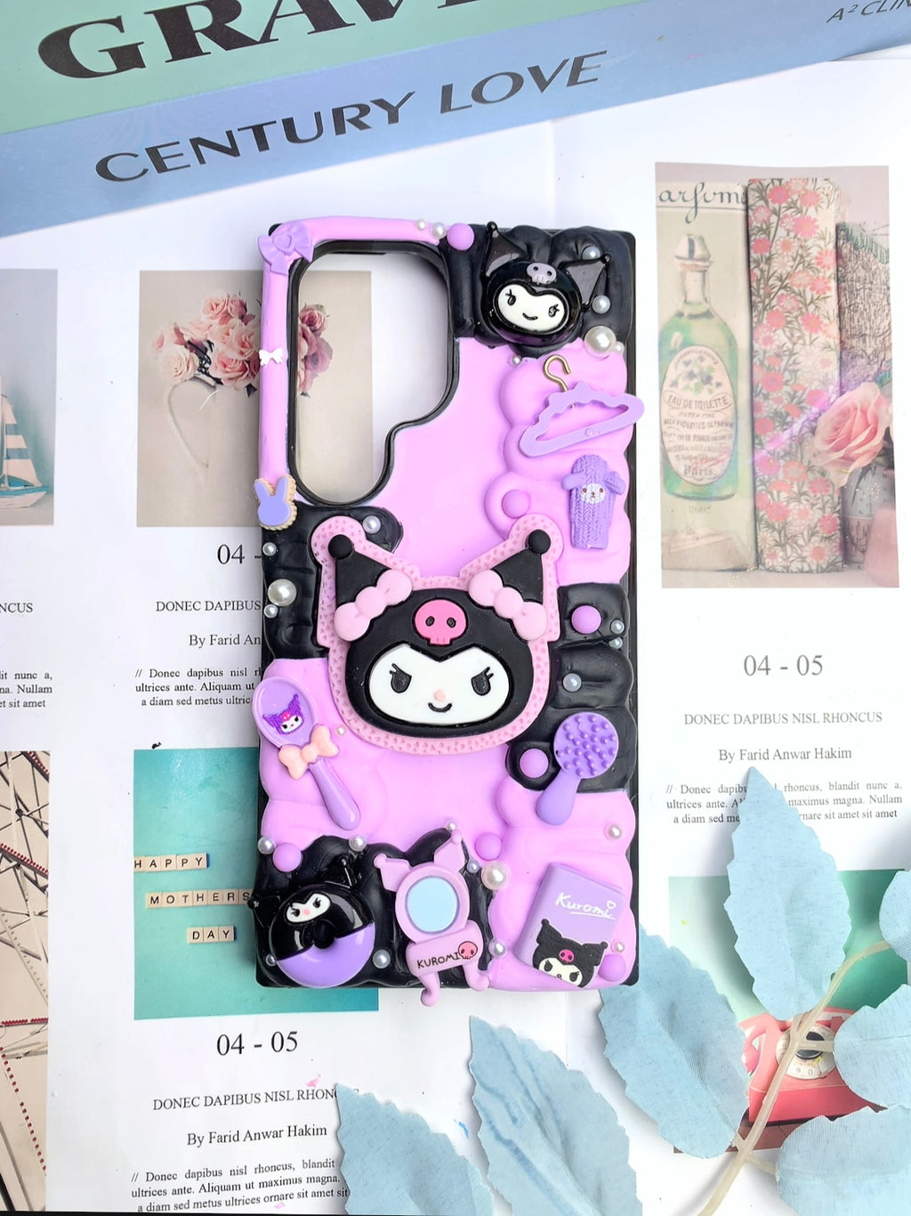 Sanrio Kuromi Cookie Decoden Phone Cases For Any Phone Model