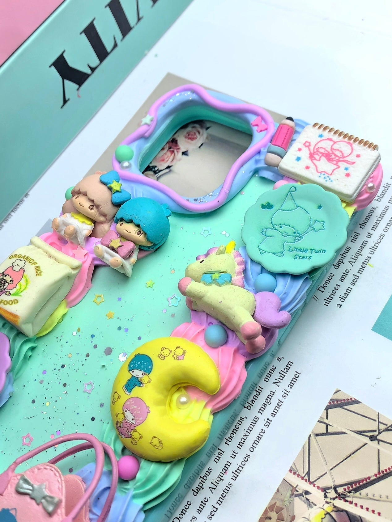 Sanrio Little Twin Stars Handmade Decoden Phone Case｜All Models Available