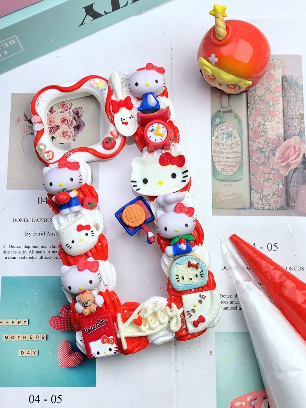 Sanrio Hello Kitty Handmade Decoden Phone Case｜All Models Available