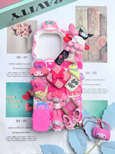 Cargar imagen en el visor de la galería, Sanrio Mymelody Decoden Phone Case For Any Phone Model
