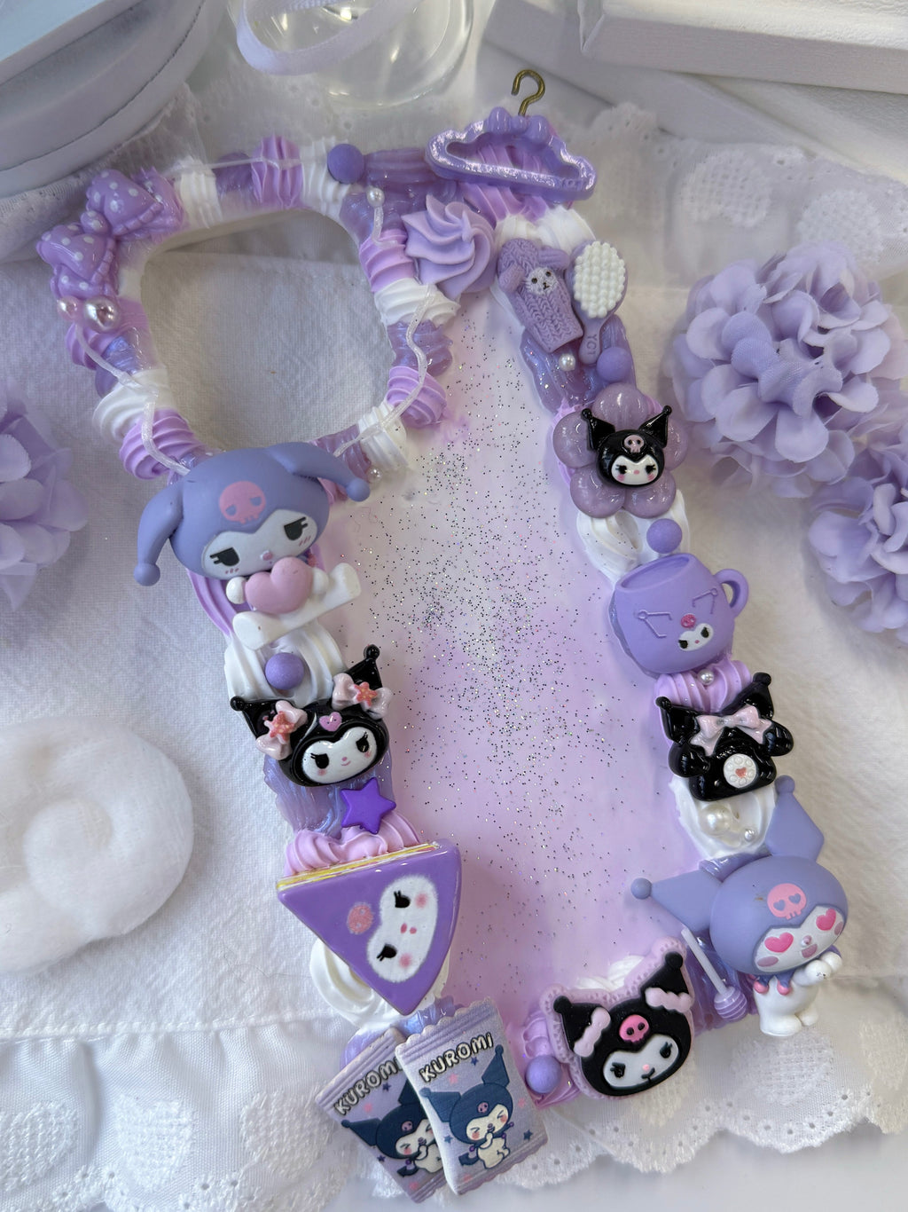Sanrio Kuromi Handmade Decoden Phone Case｜All Models Available