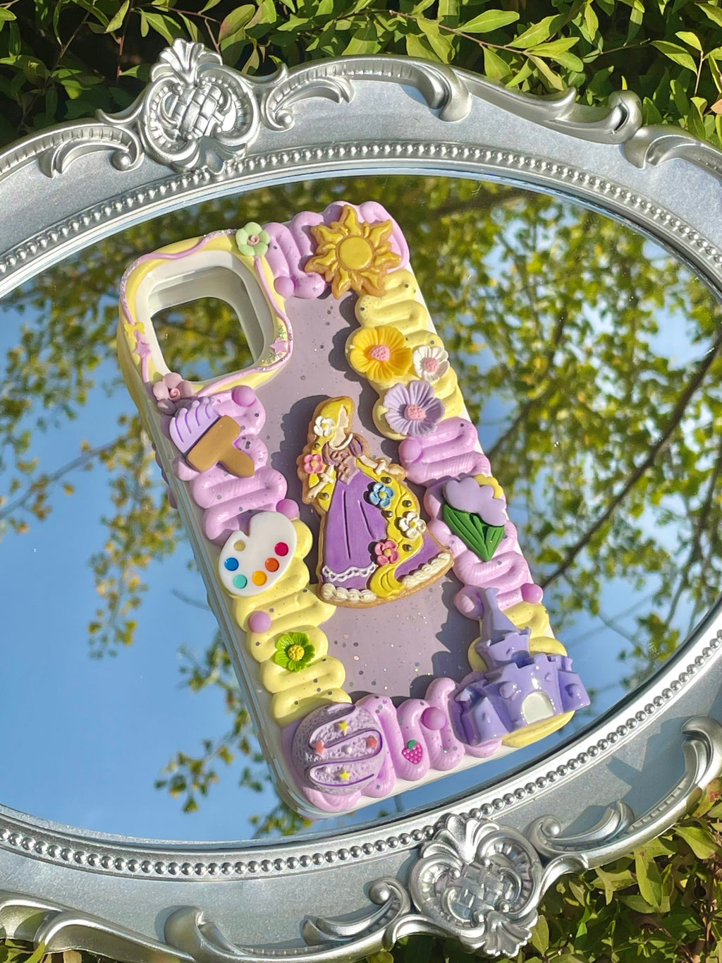 Princess Rapunzel Decoden Phone Case