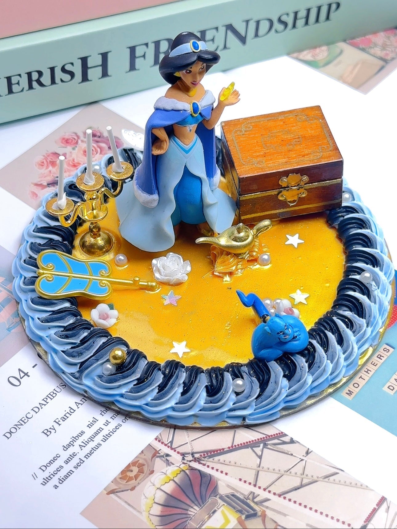 Handmade Decoden Phone/Tablet Stand | Princess