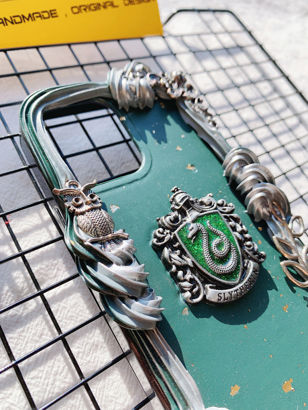 Harry Potter Slytherin Handmade Decoden Phone Case｜All Models Available