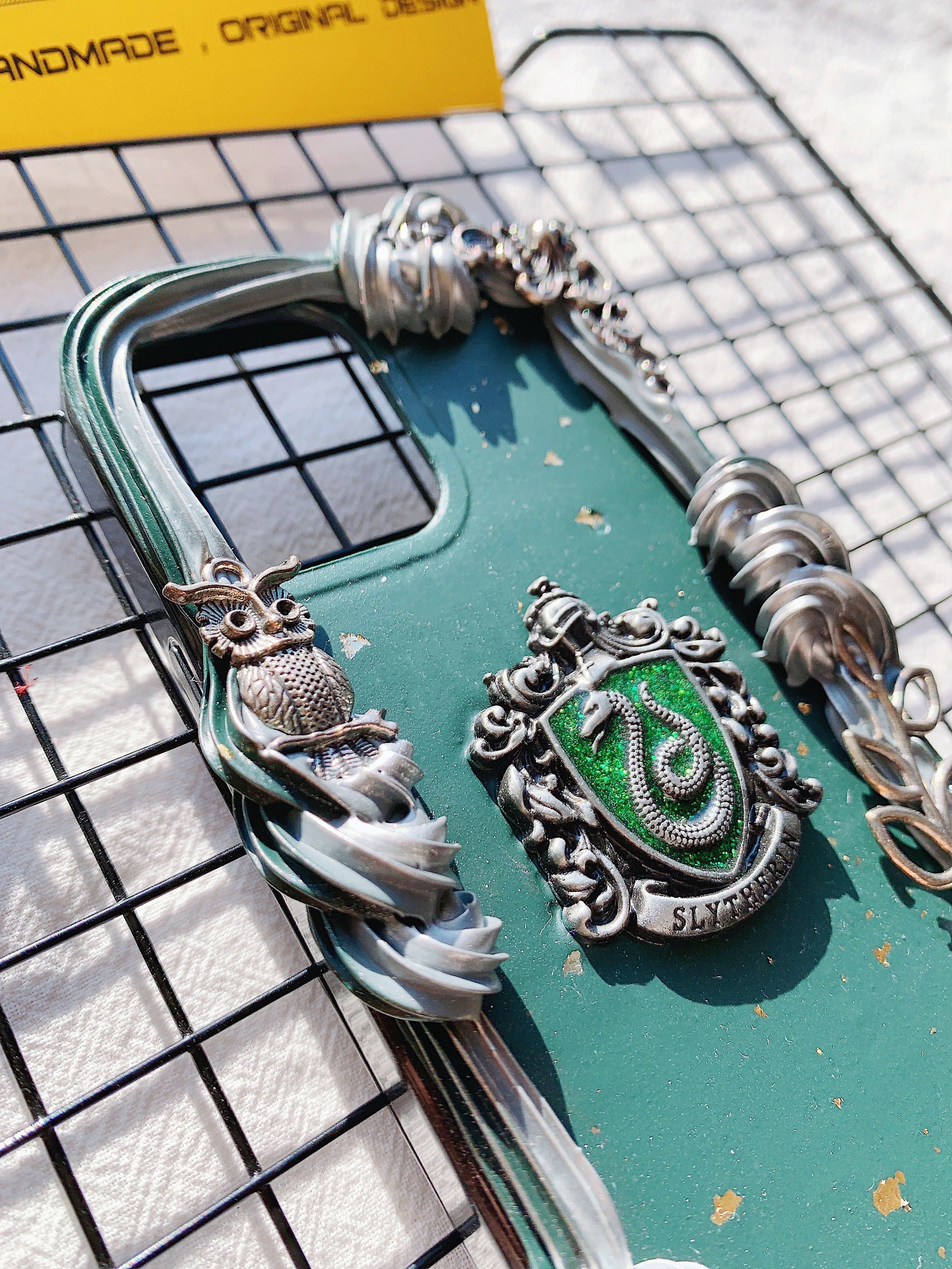Harry Potter Slytherin Handmade Decoden Phone Case｜All Models Available