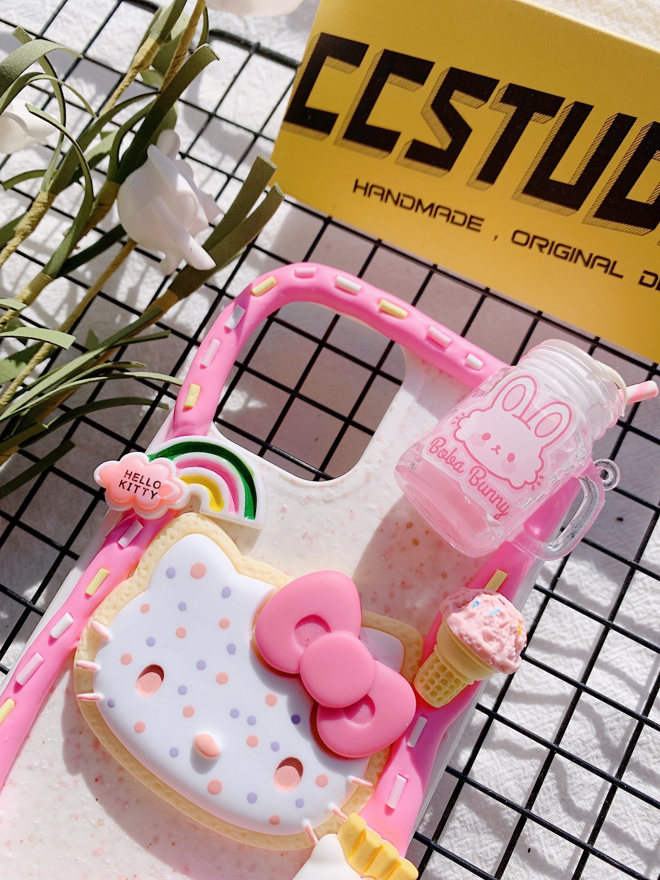 Sanrio Hello Kitty Handmade Decoden Phone Case｜All Models Available