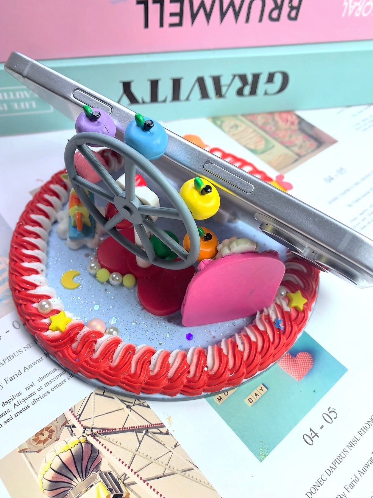 Handmade Decoden Phone/Tablet Stand | San Kitt