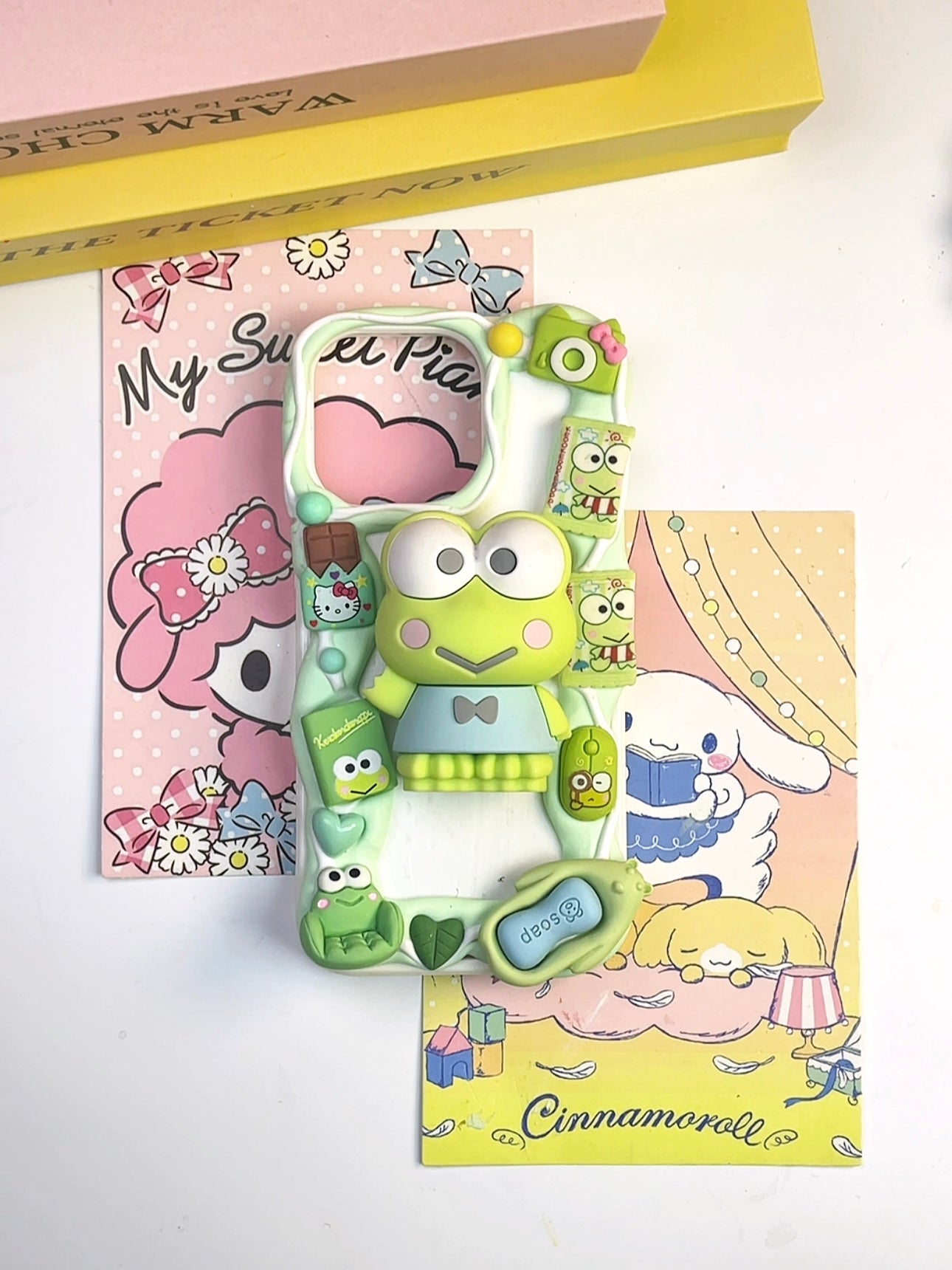 Sanrio Keroppi Handmade Decoden Phone Case｜All Models Available