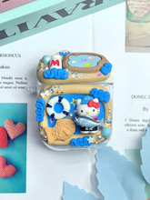 Загрузить изображение в средство просмотра галереи, Sanrio Hello Kitty Go Fishing Decoden Earbud Case AirPods Case For Any Model
