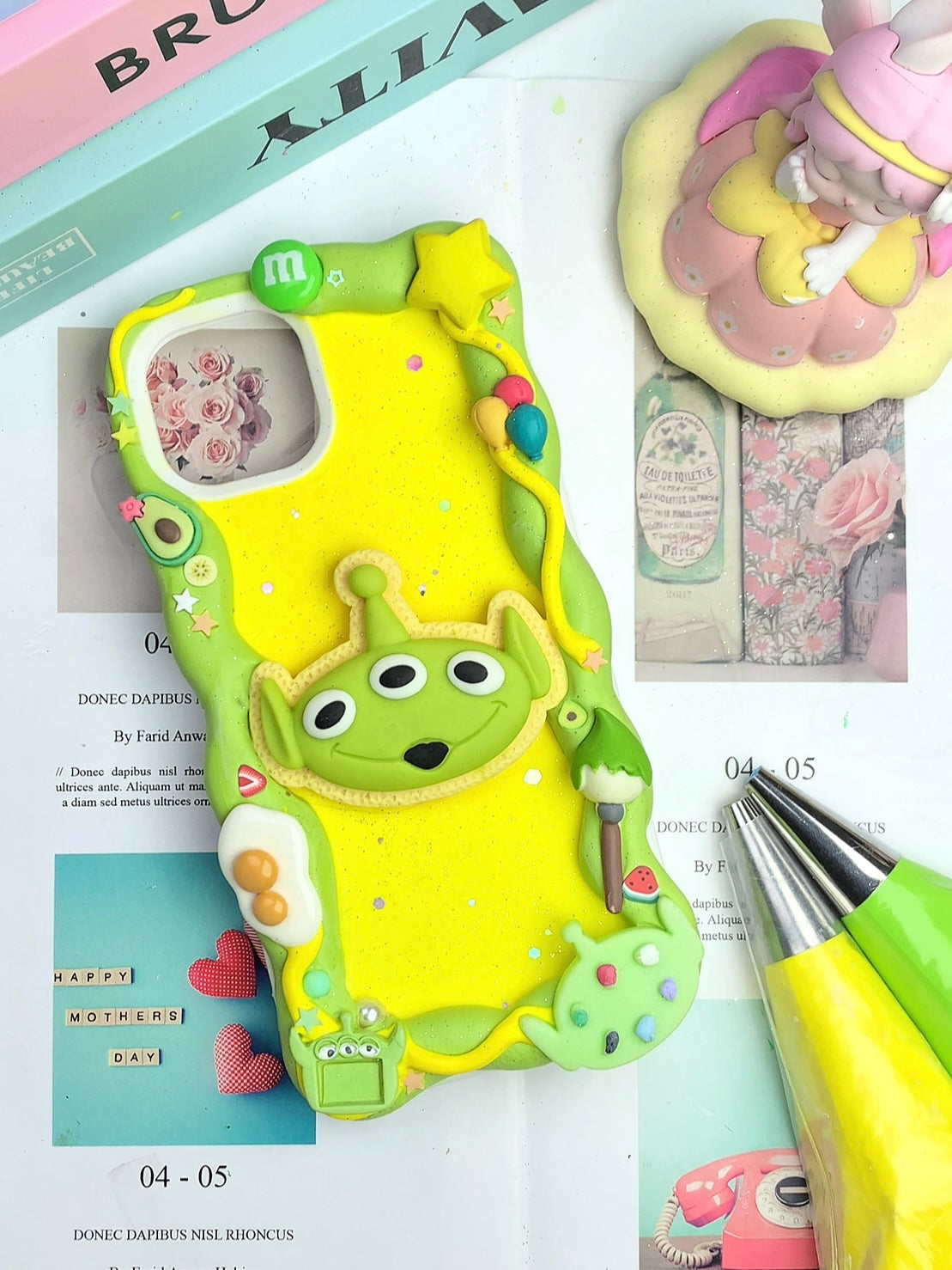 Toy Story Aliens Handmade Decoden Phone Case｜All Models Available