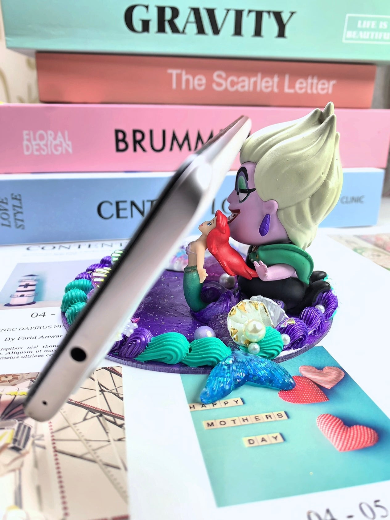 Little Mermaid Ursula Princess Ariel Decoden Stand for Phone/Tablet