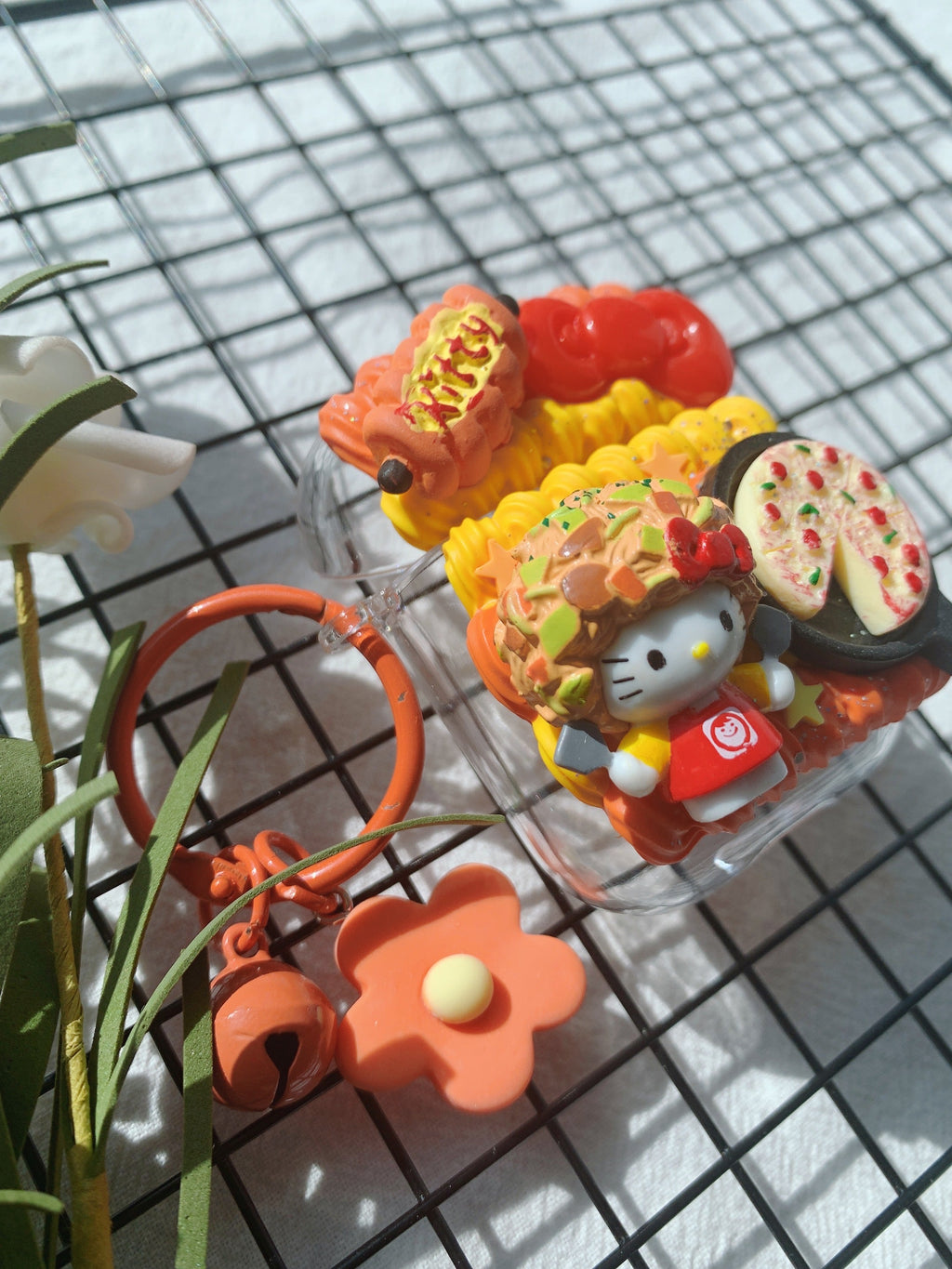 Sanrio Hello Kitty Handmade Decoden Earbud Case｜All Models Available