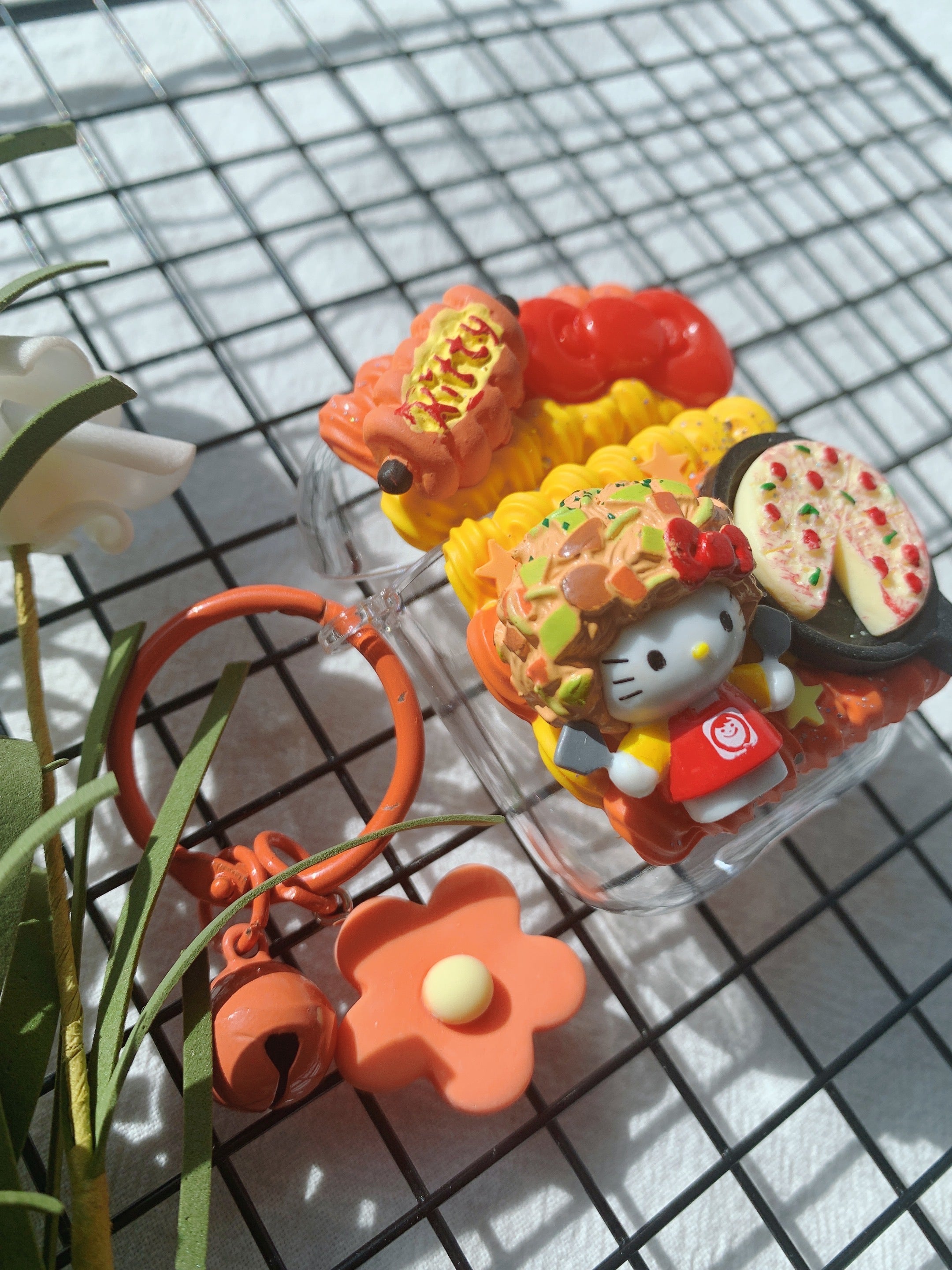 Sanrio Hello Kitty Handmade Decoden Earbud Case｜All Models Available