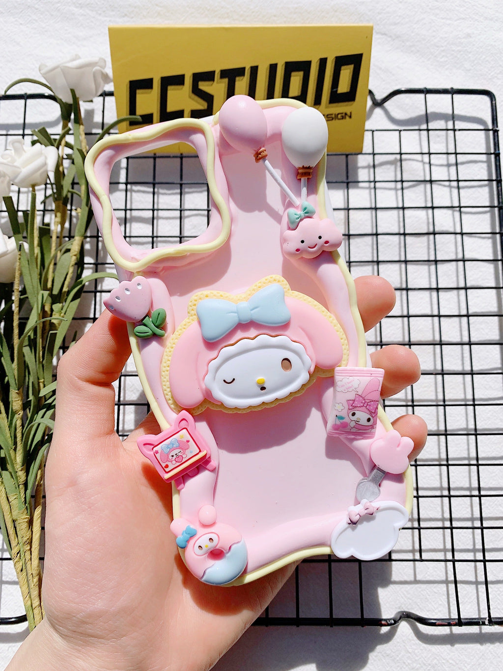 Sanrio Mymelody Handmade Decoden Phone Case｜All Models Available