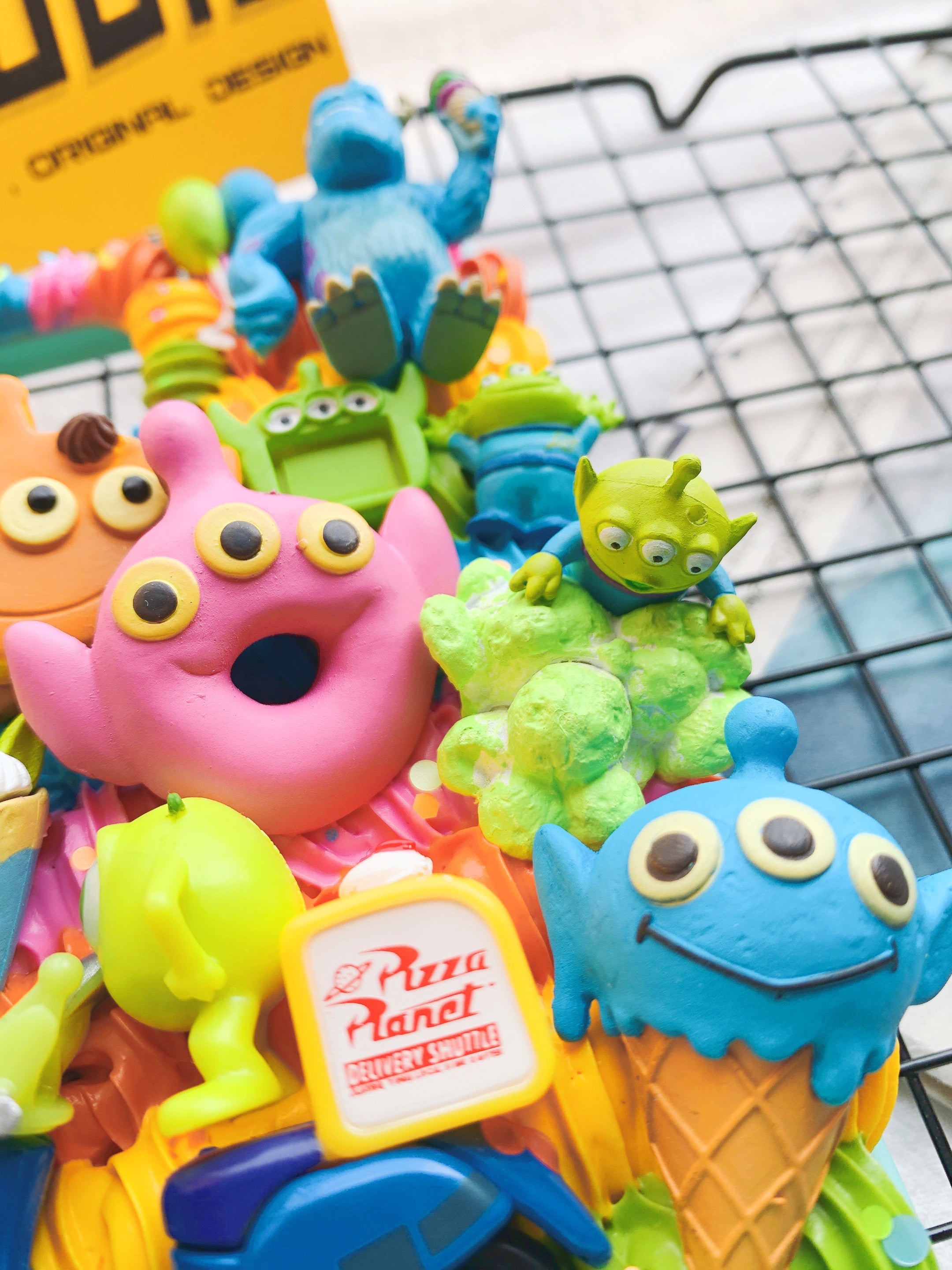 Toy Story Handmade Decoden Phone Case｜All Models Available Monster INC. Aliens