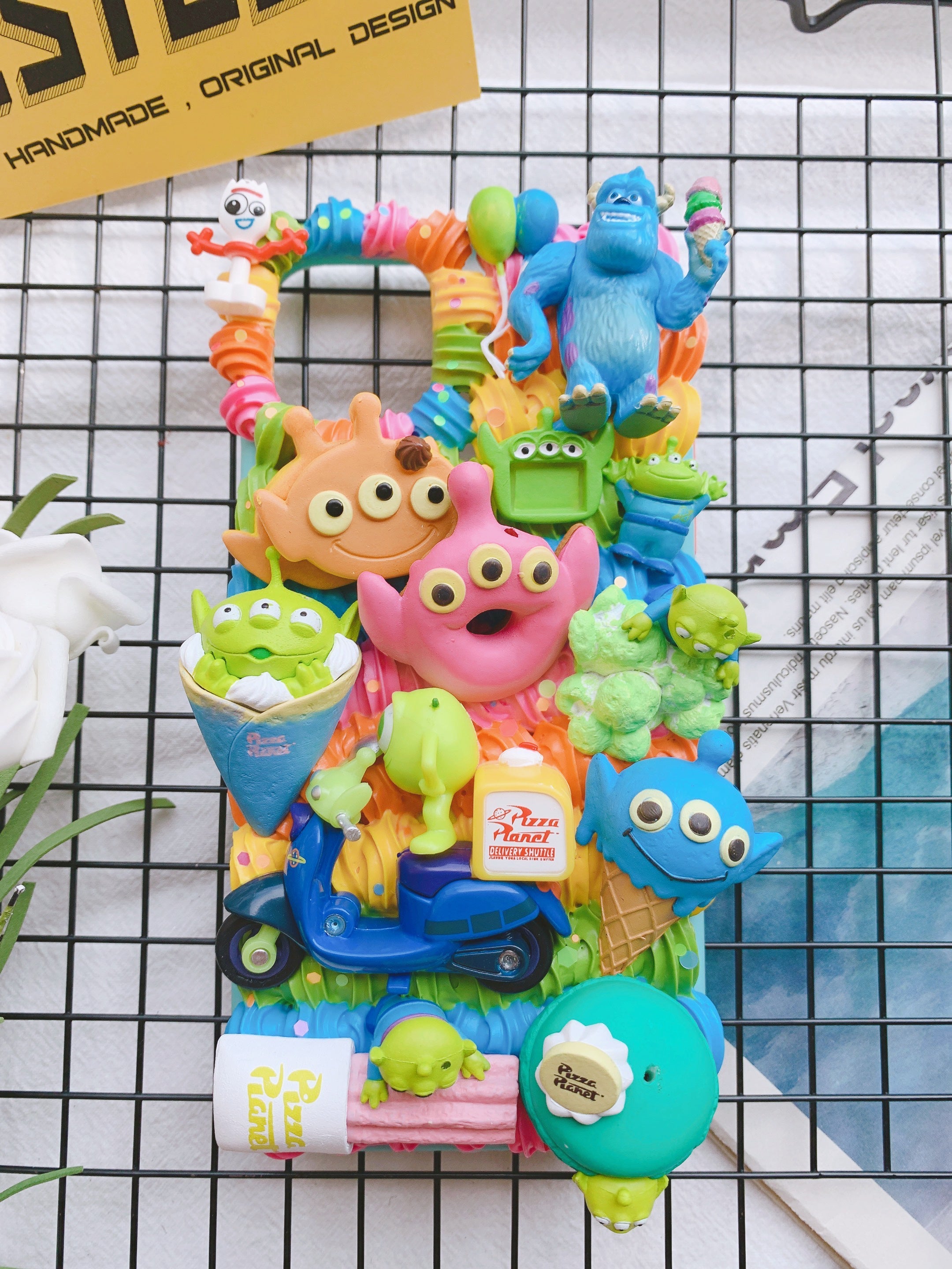 Toy Story Handmade Decoden Phone Case｜All Models Available Monster INC. Aliens