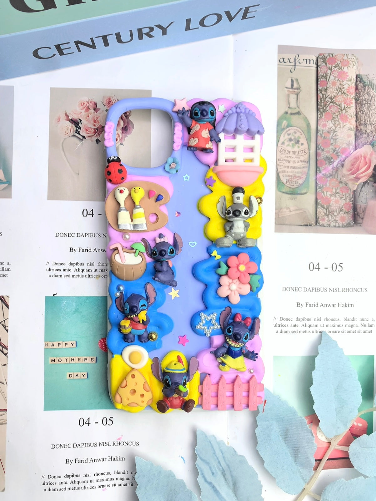 Stitch Handmade Decoden Phone Case｜All Models Available