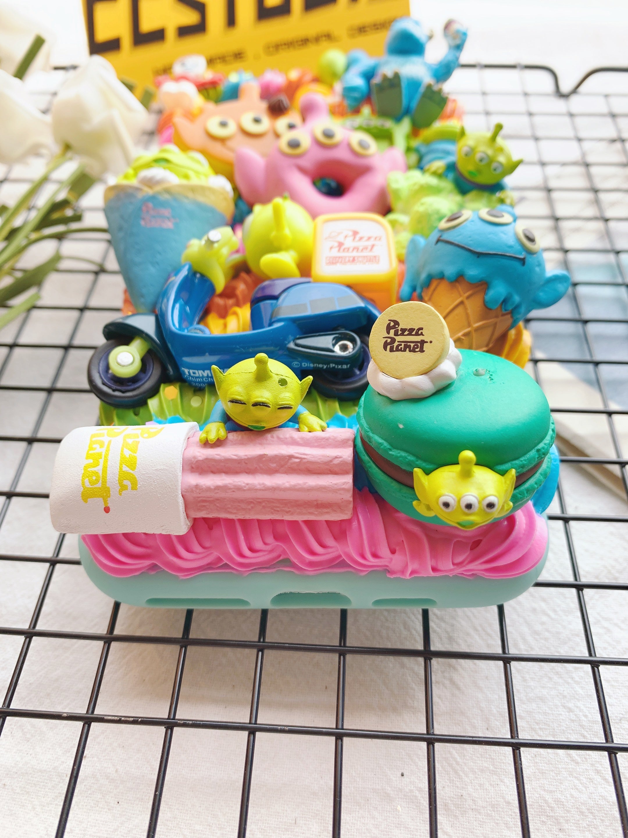 Toy Story Handmade Decoden Phone Case｜All Models Available Monster INC. Aliens