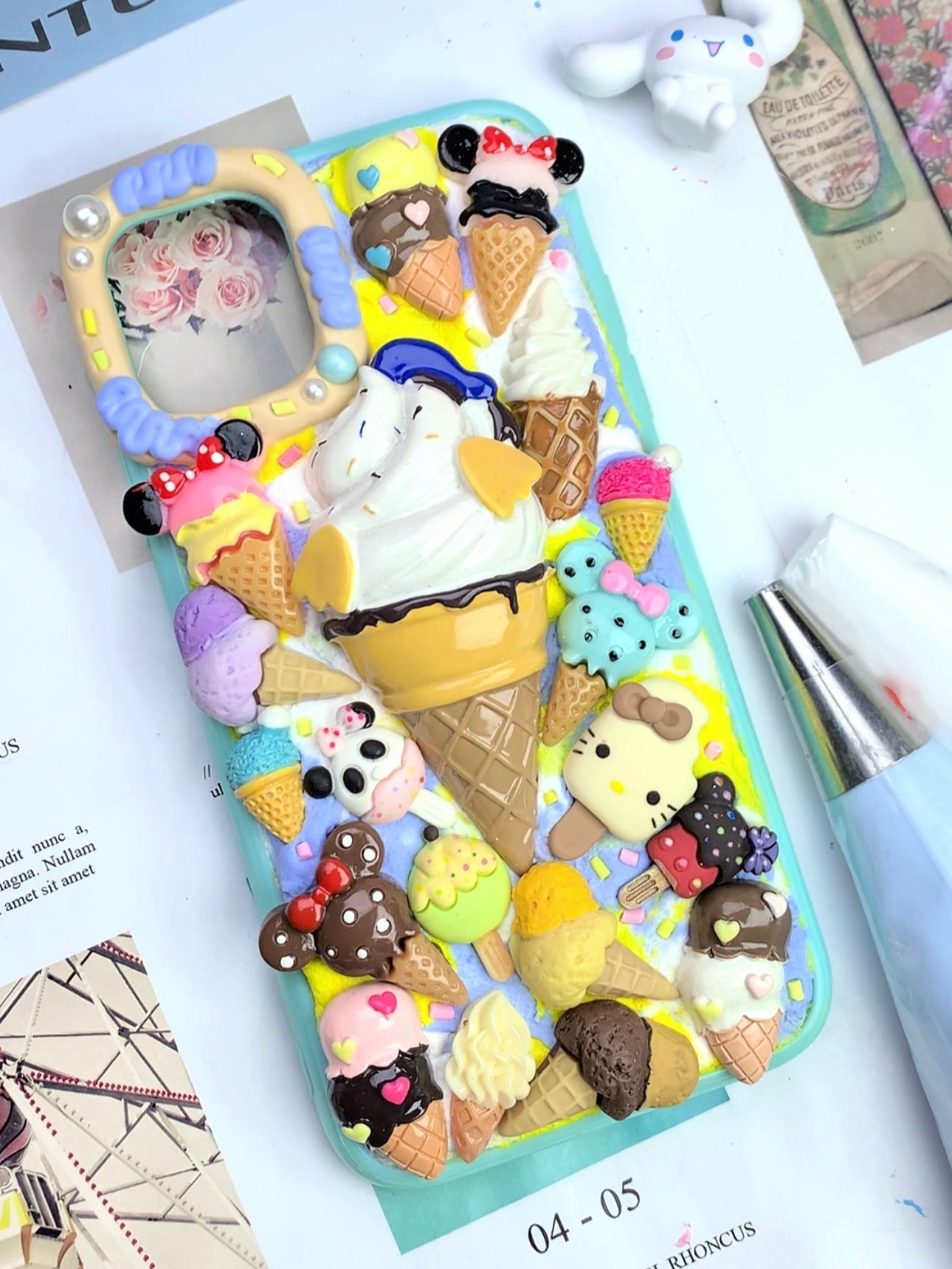 Ice Cream Handmade Decoden Phone Case｜All Models Available