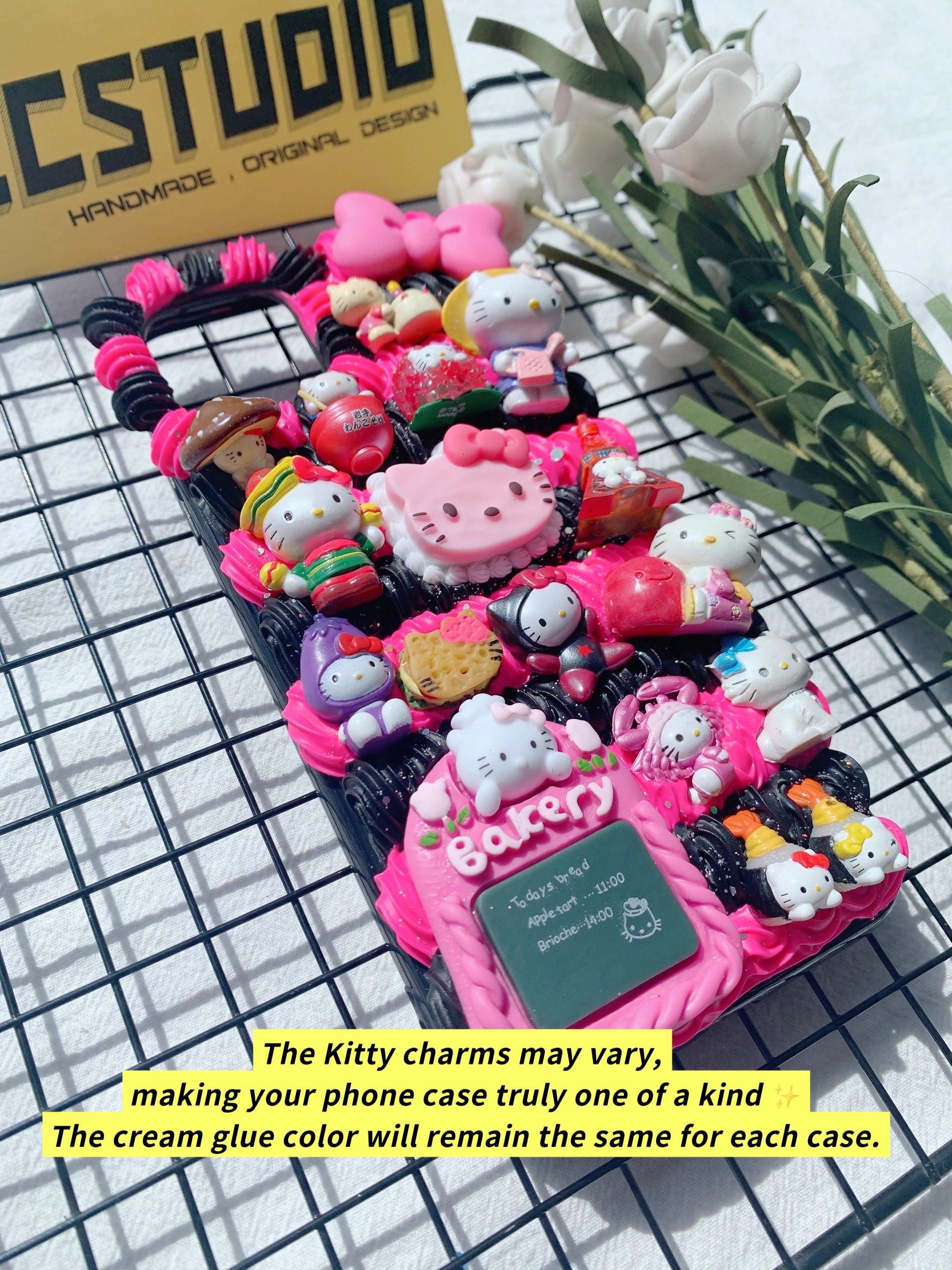 Sanrio Hello Kitty Handmade Decoden Phone Case｜All Models Available