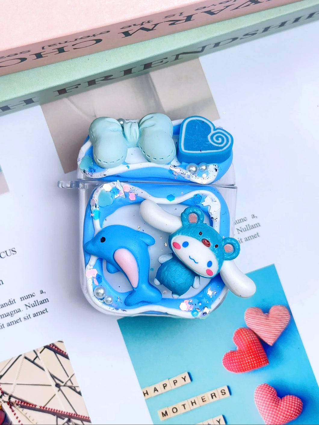 Sanrio Cinnamonroll Cinnamoroll Decoden Earbud Case AirPods Case For Any Model