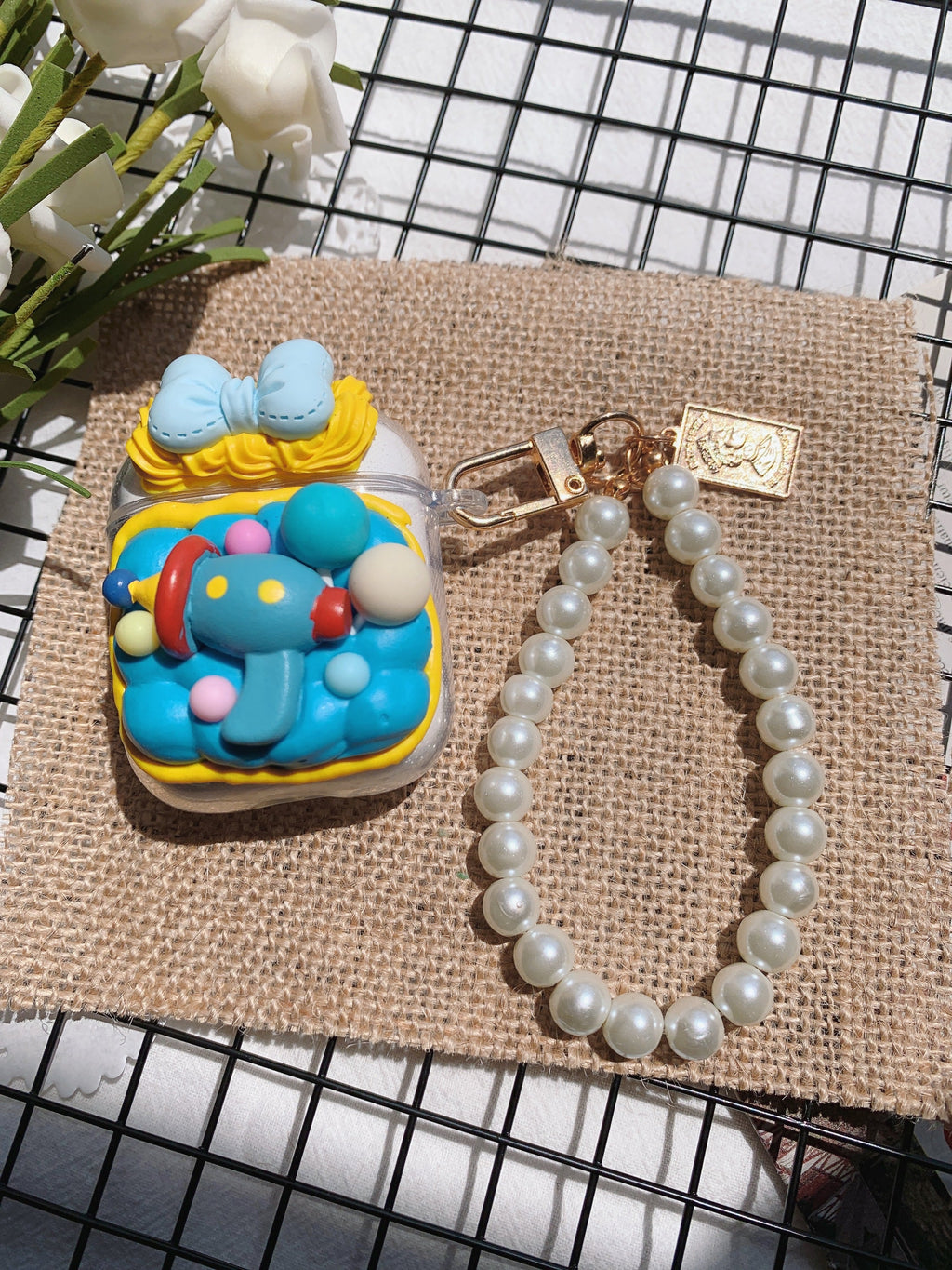 Handmade Decoden Earbud Case｜All Models Available｜Toy