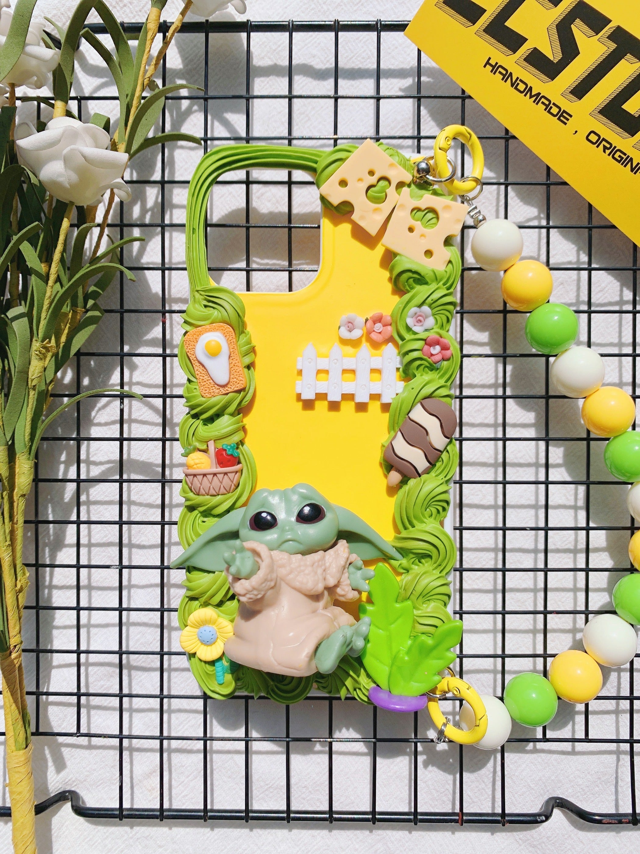 Baby Yoda Handmade Decoden Phone Case｜All Models Available｜ the Avengers