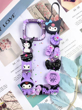 Cargar imagen en el visor de la galería, Sanrio Kuromi Decoden Phone Cases For Any Phone Model
