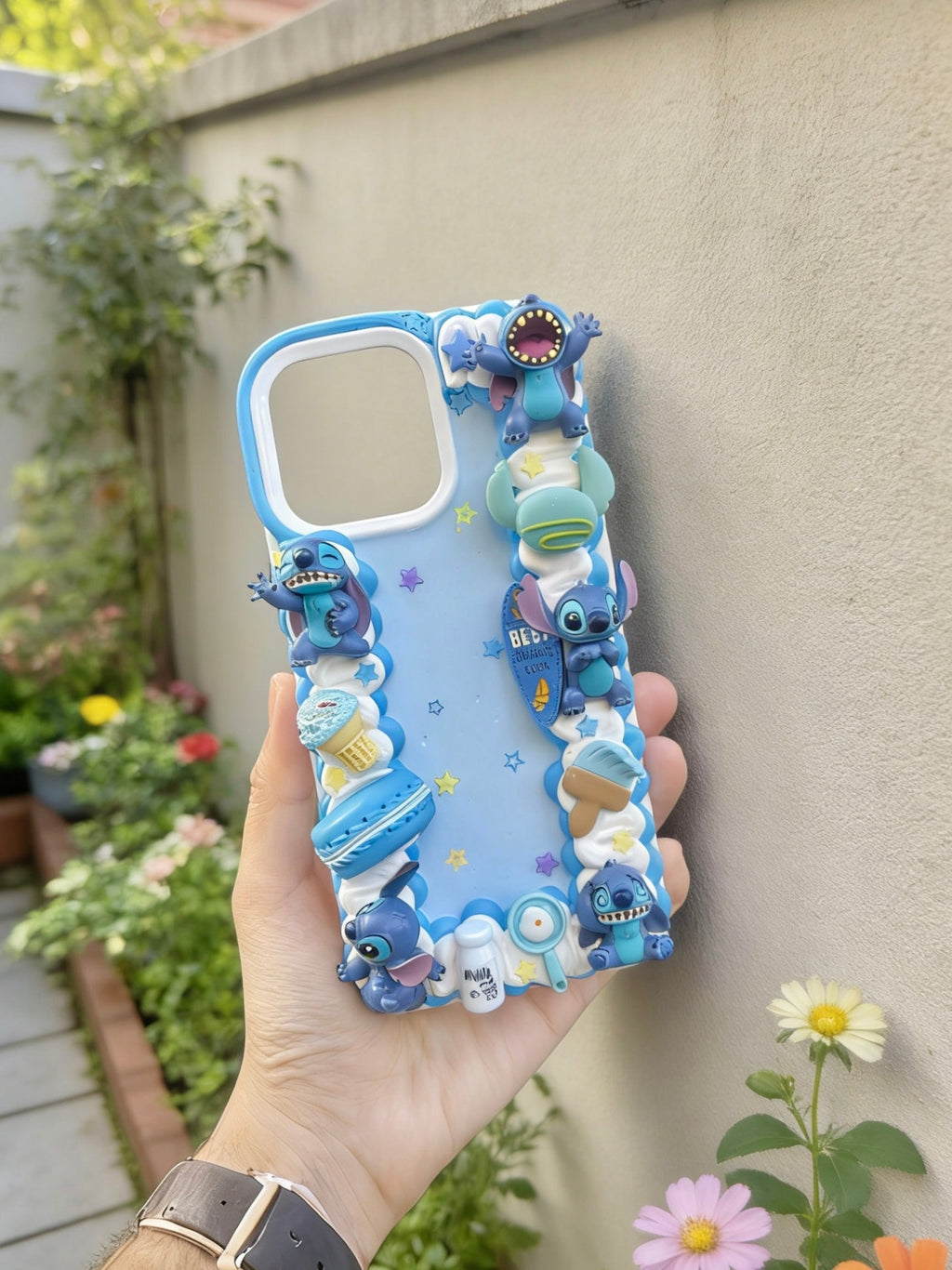 Stitch Handmade Decoden Phone Case｜All Models Available