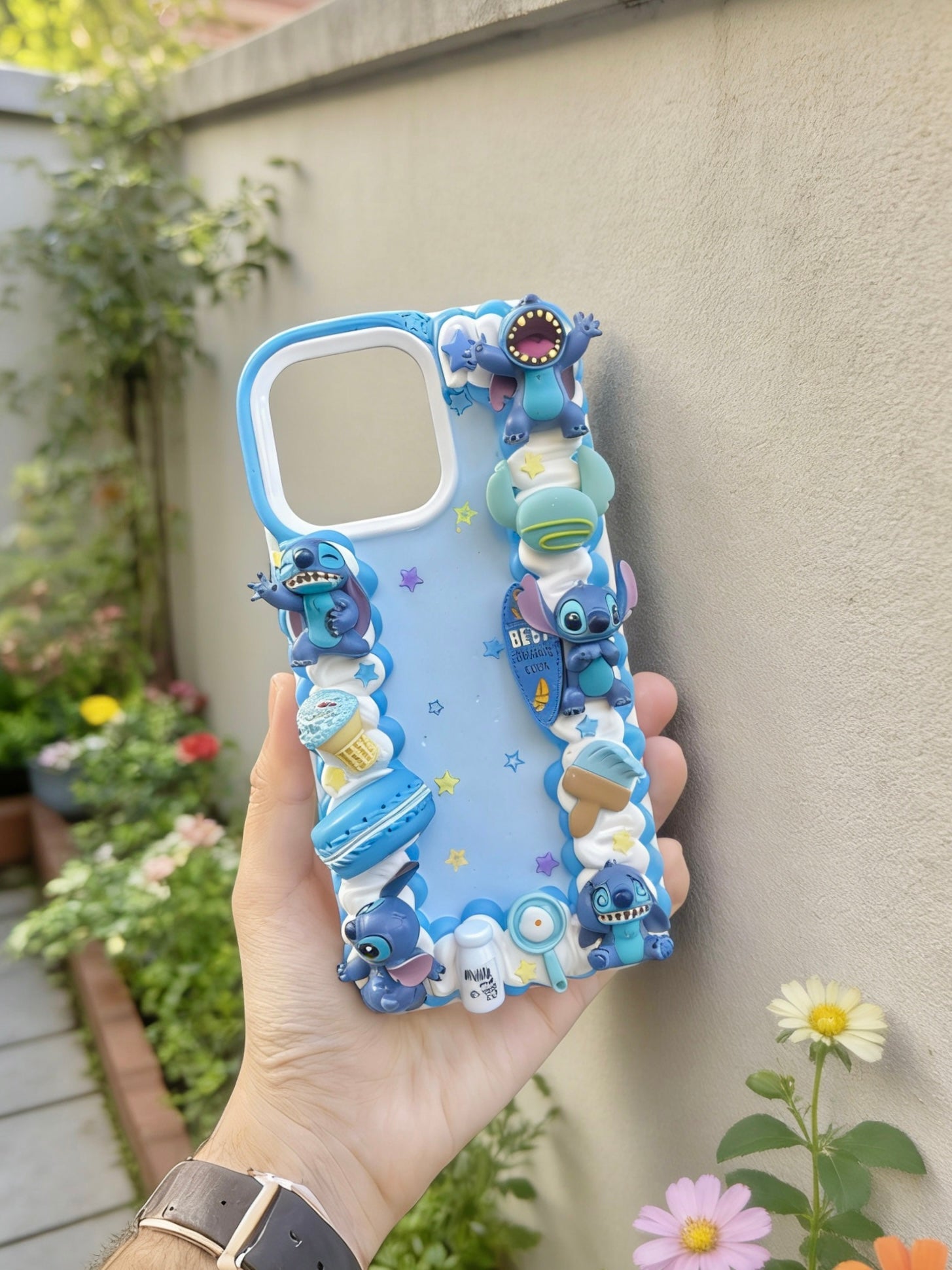 Stitch Handmade Decoden Phone Case｜All Models Available