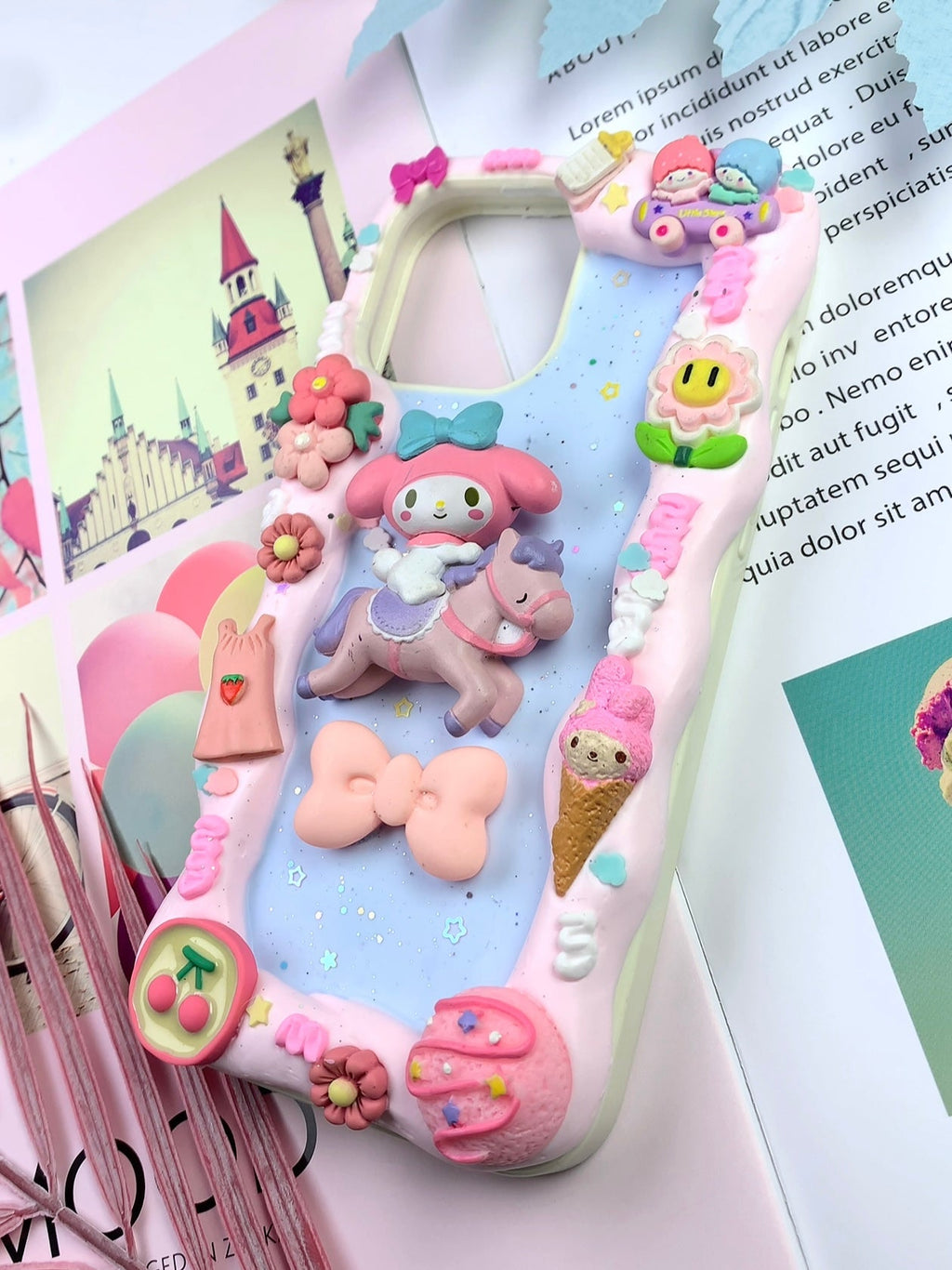 Handmade Decoden Phone Case｜All Models Available