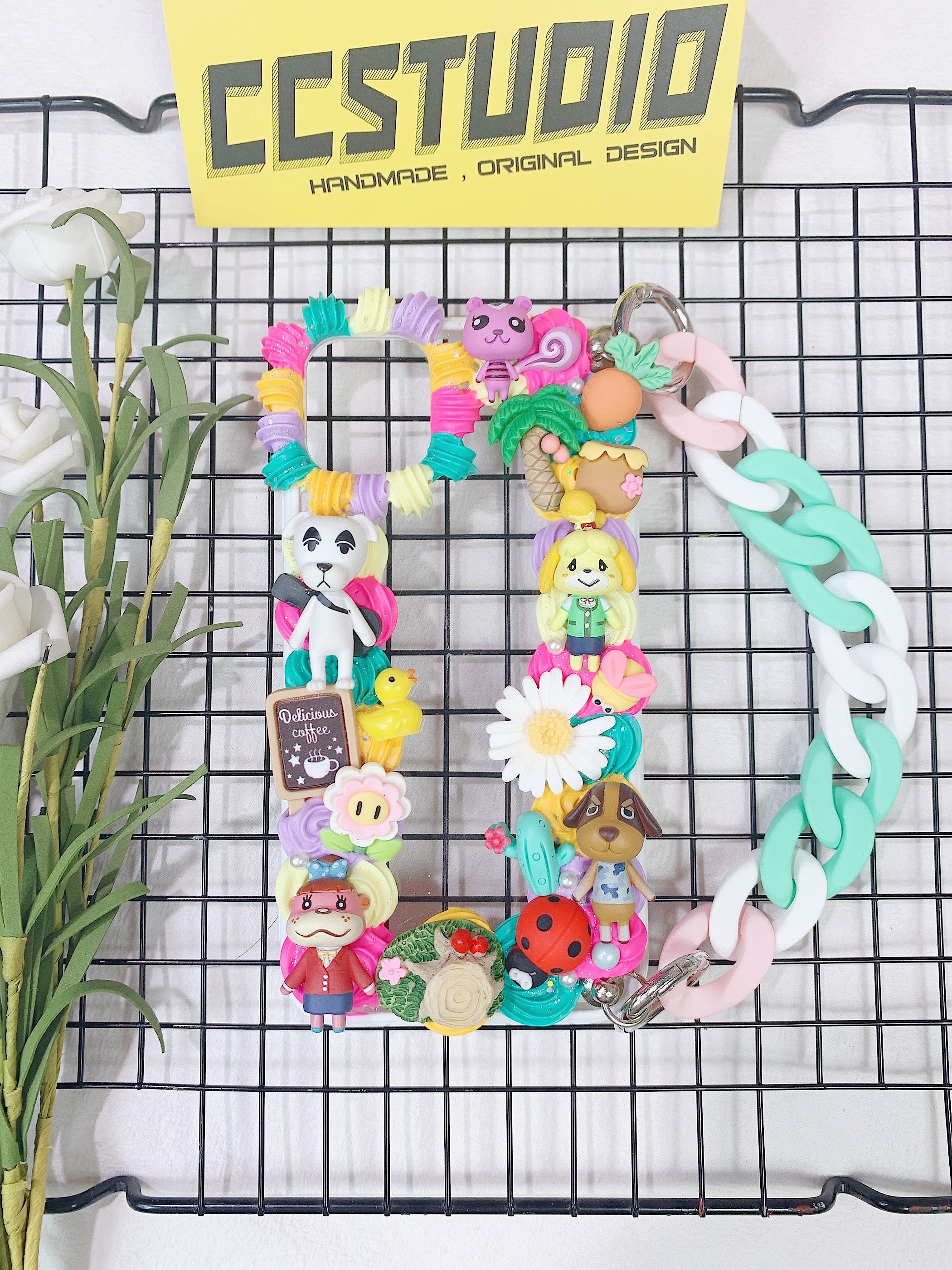 Animal Crossing Handmade Decoden Phone Case｜All Models Available