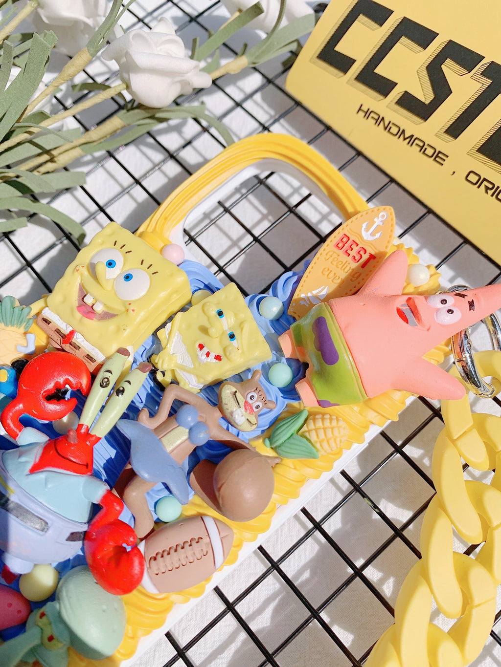 SpongeBob Handmade Decoden Phone Case｜All Models Available